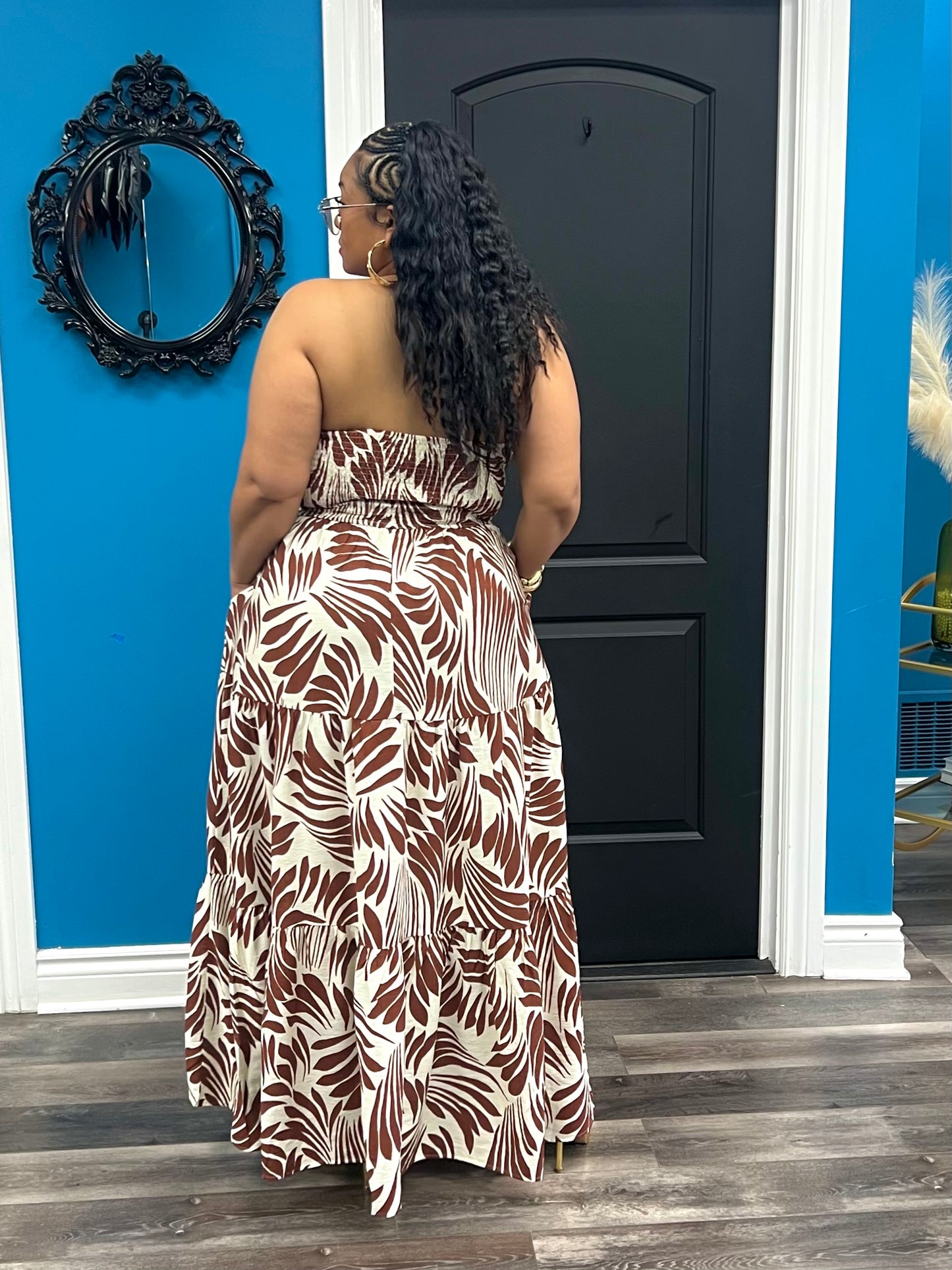 Brown Mecca Maxi Dress