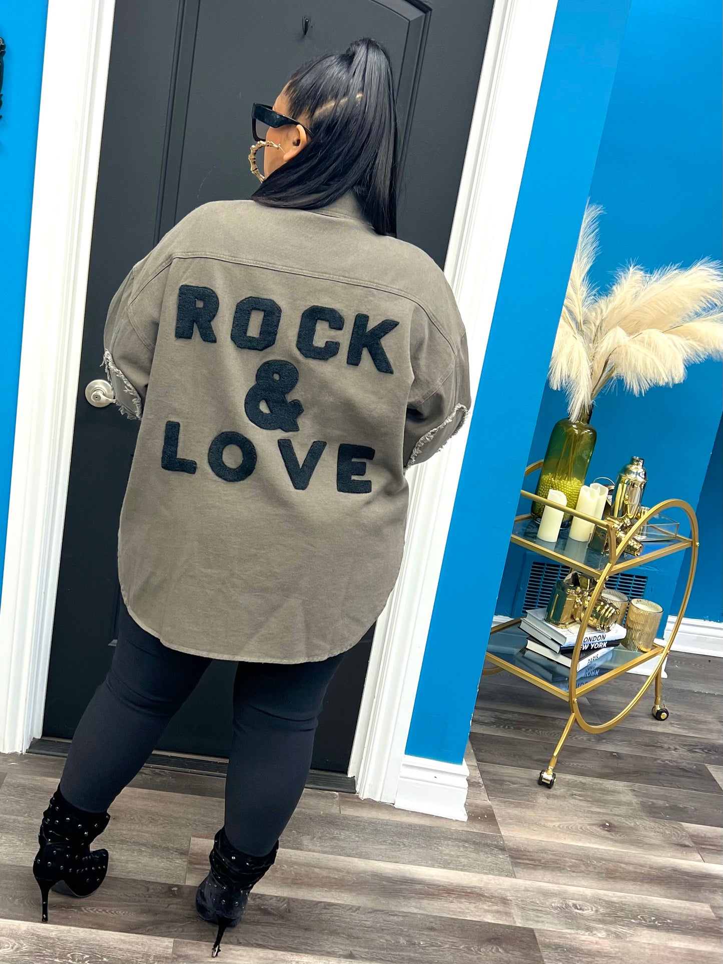 Grey Rock & Love Shacket