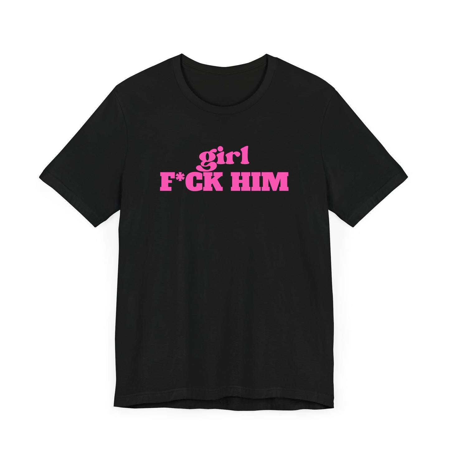 Black/Pink F*CK Him Tee