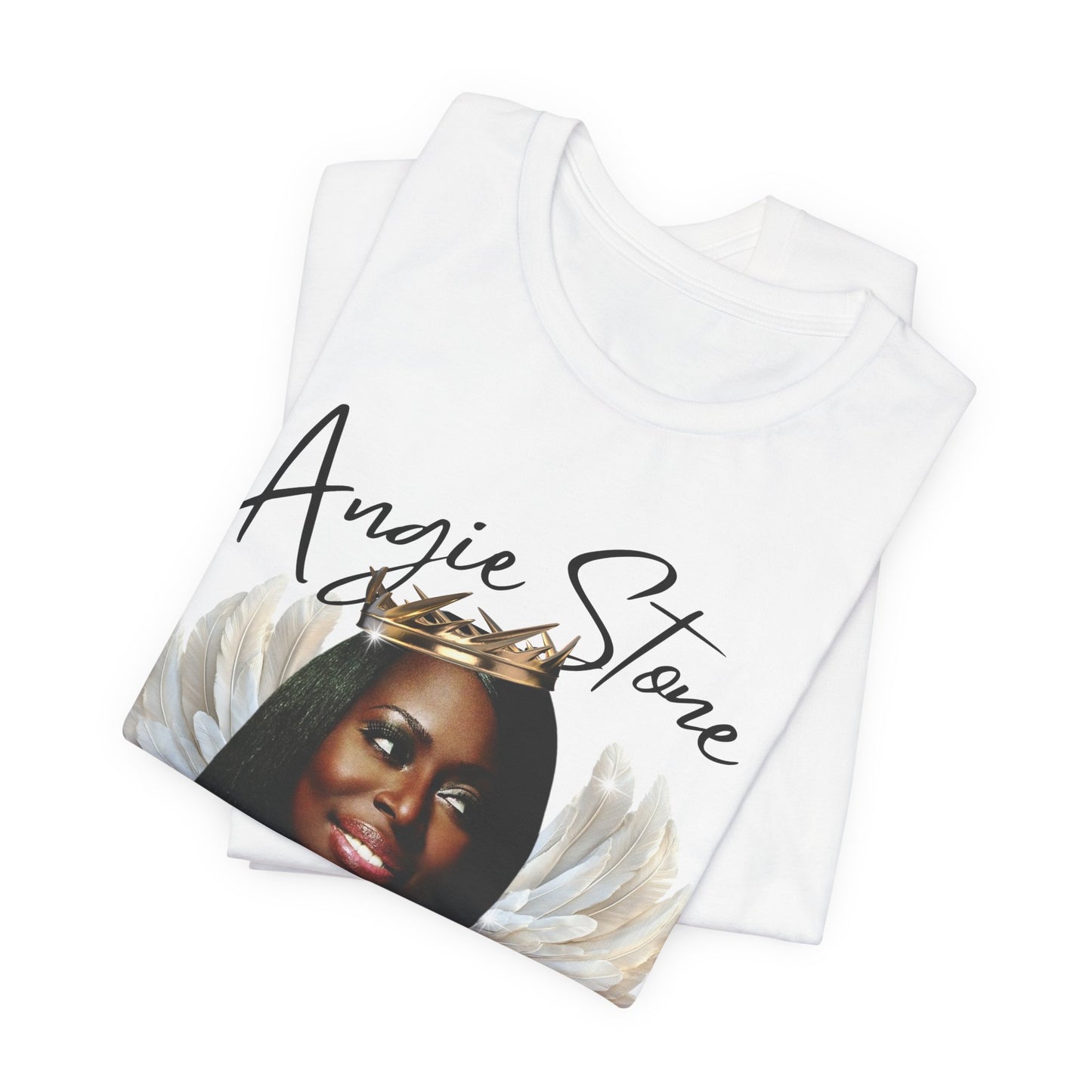 "ANGIE" Tee White