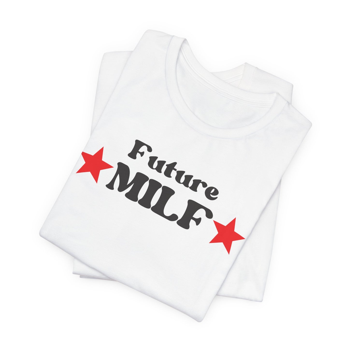 White/Black Future MILF Tee