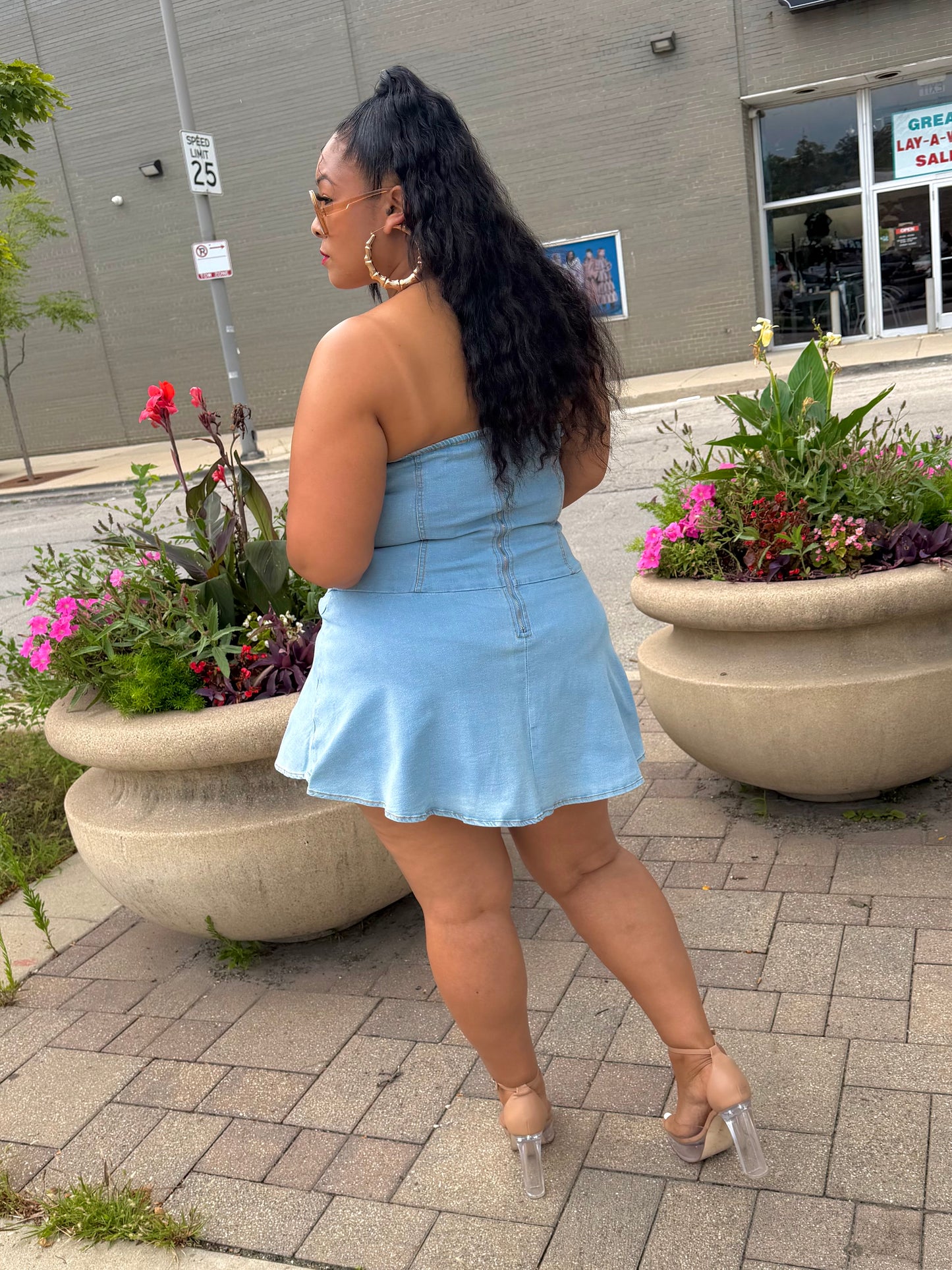 Blue FeFe Dress