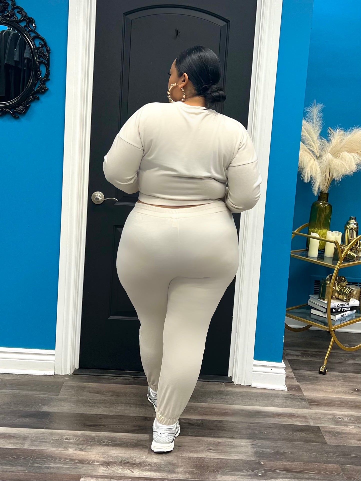 Cream Toni Jogger Set