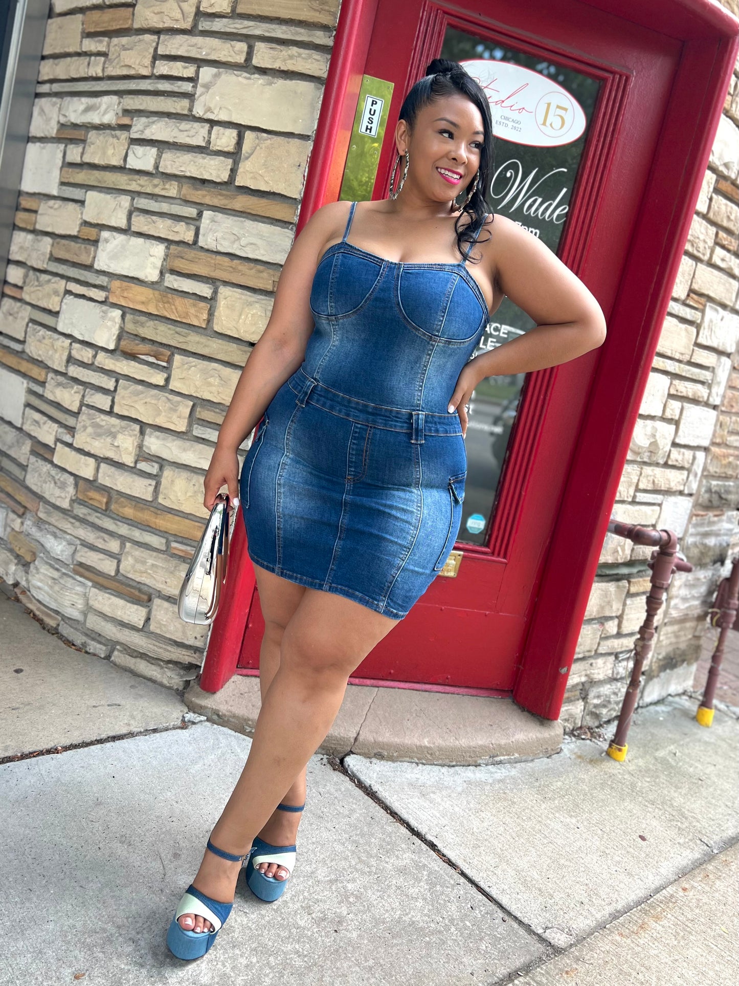 Denim Kolbi Dress