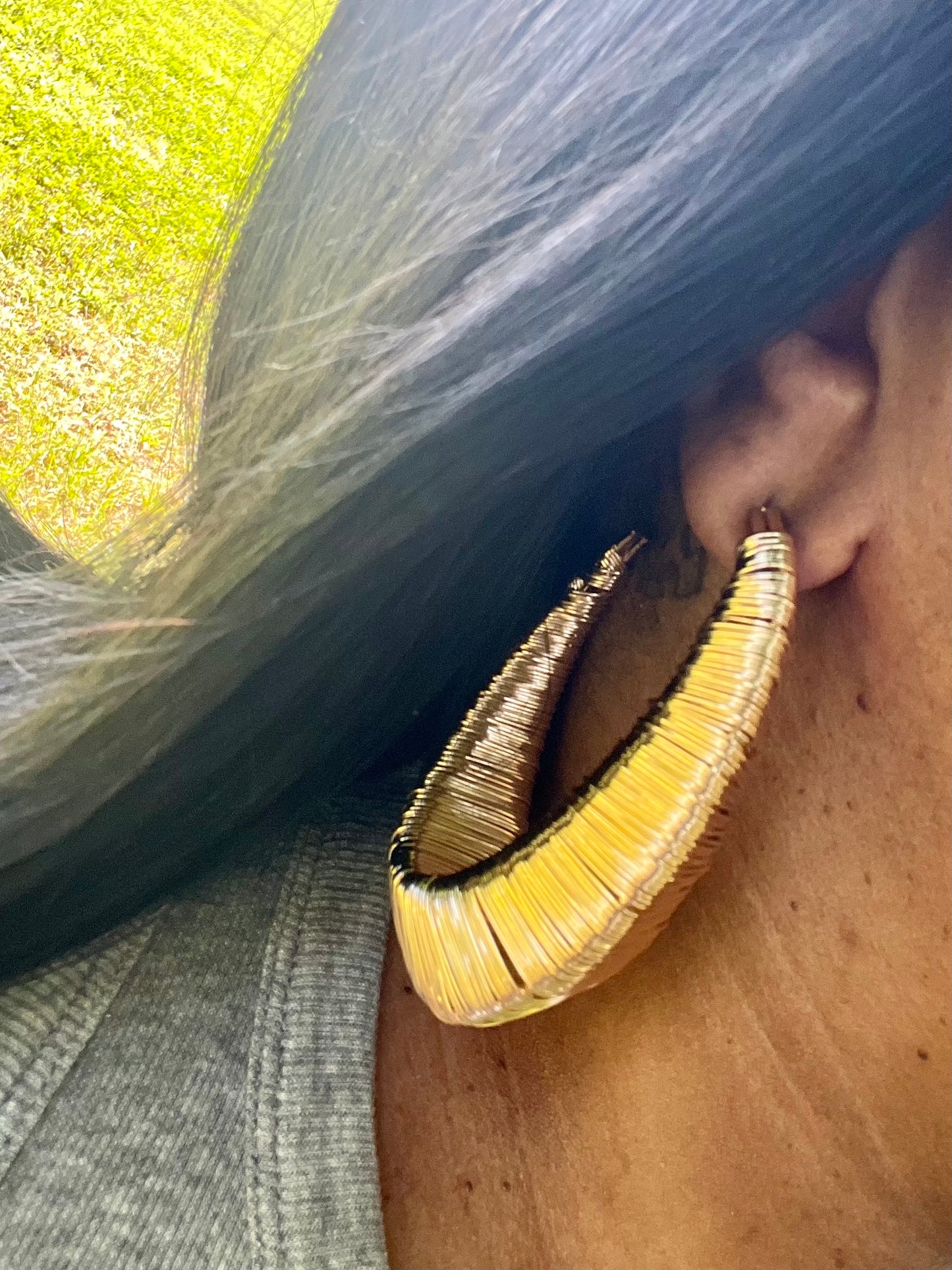Gold Artisan Earrings