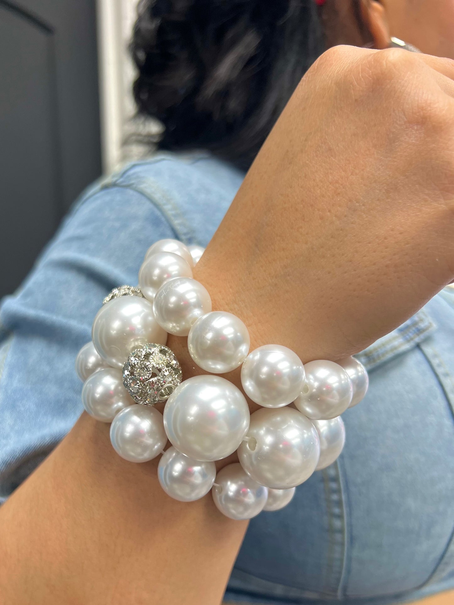 Pearl Junk Bracelet Stack