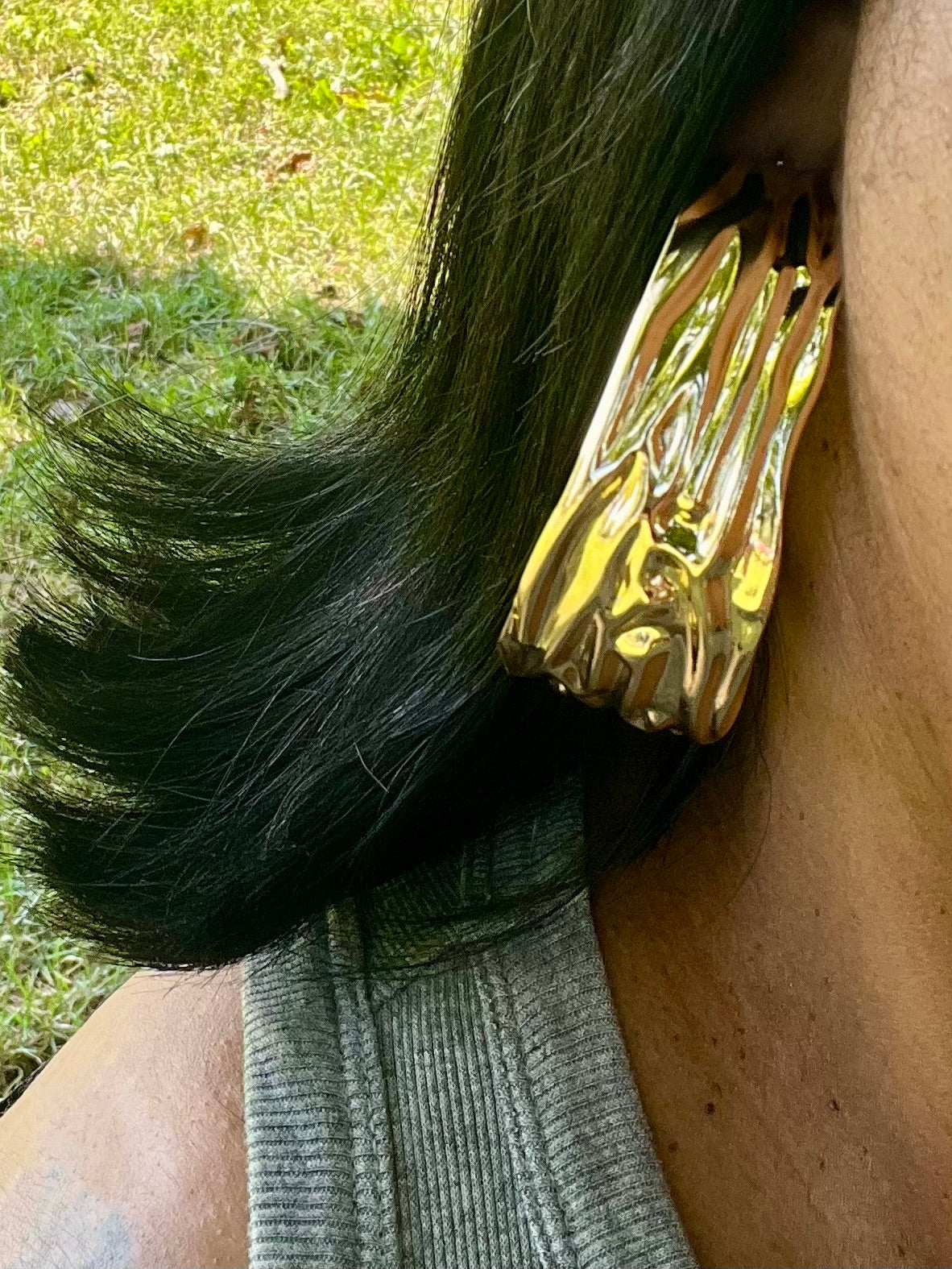 Gold Chunky Hoops
