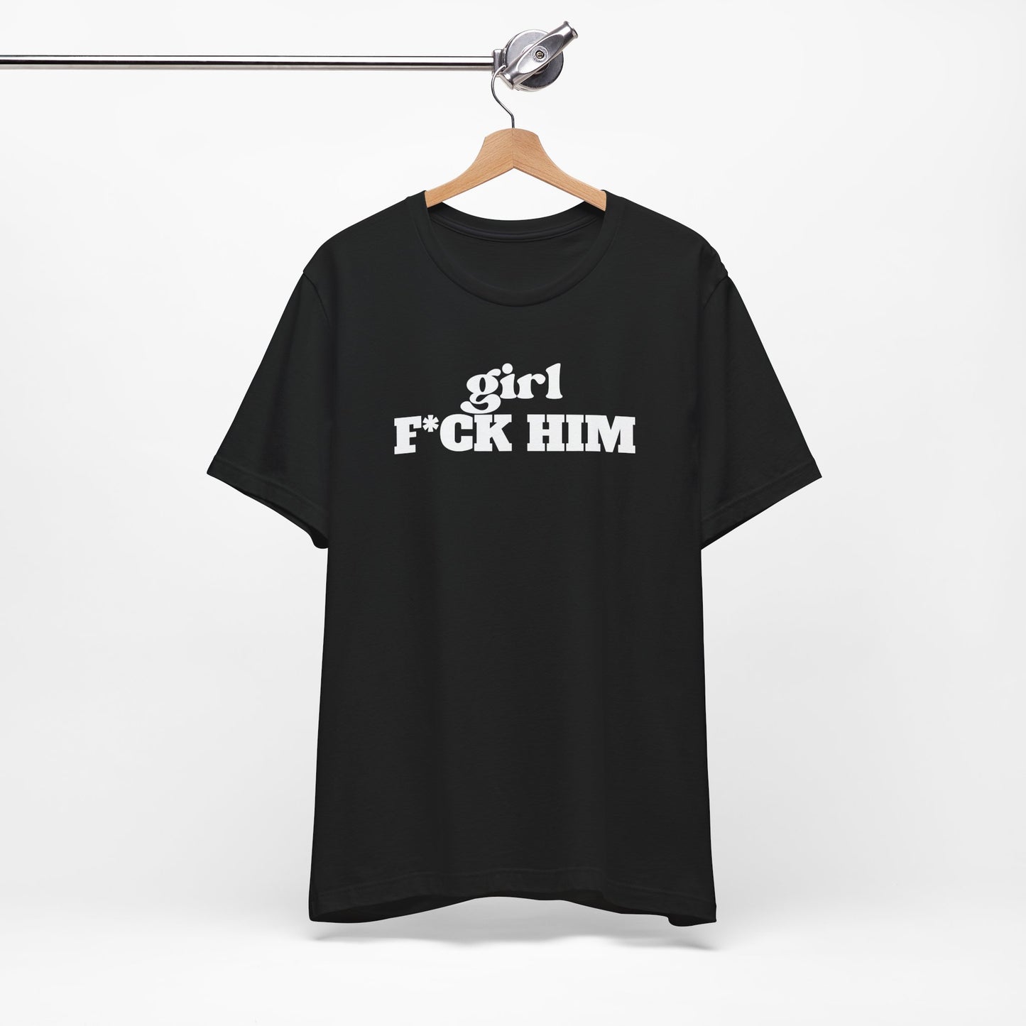 Black/White F*CK Him Tee