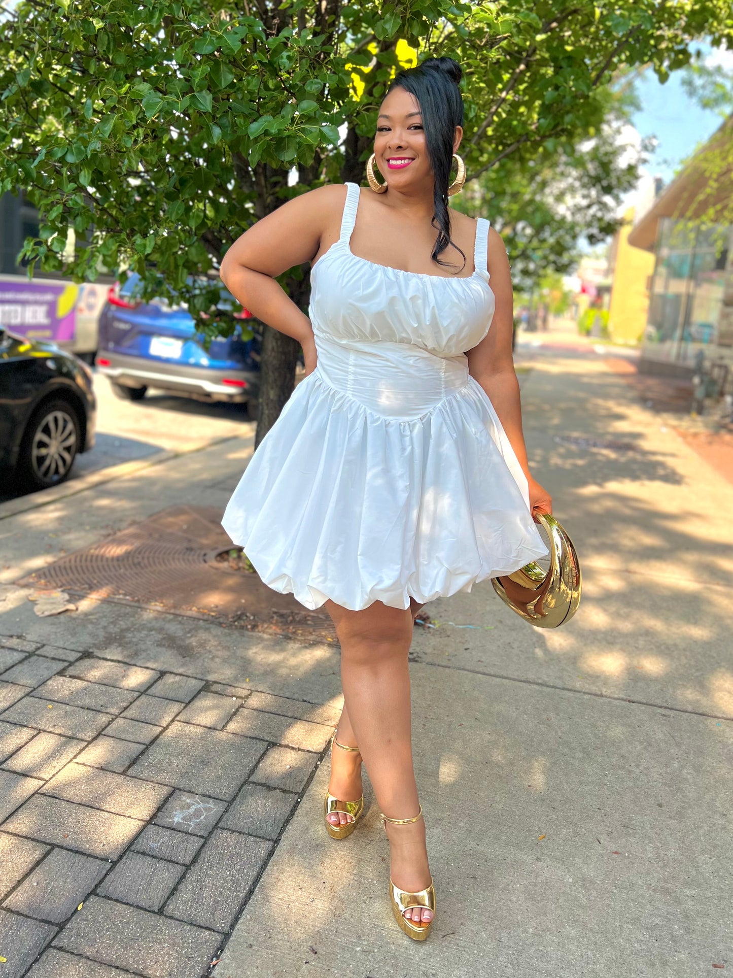 White Kimbella Dress