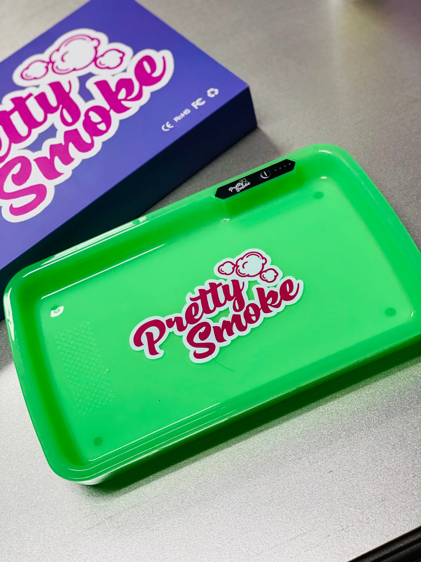 Green Pretty Glow Tray