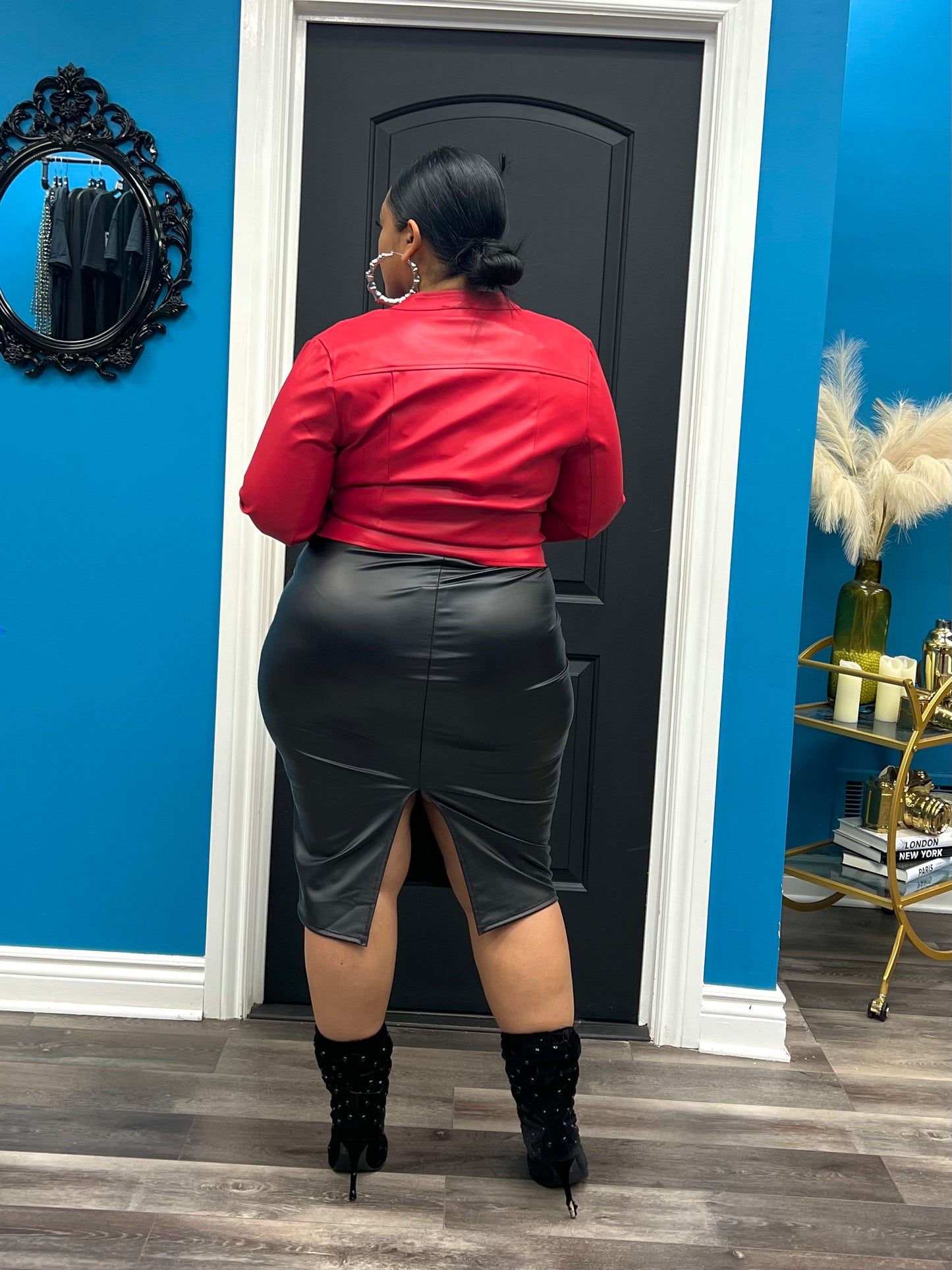 Leather Lena Skirt
