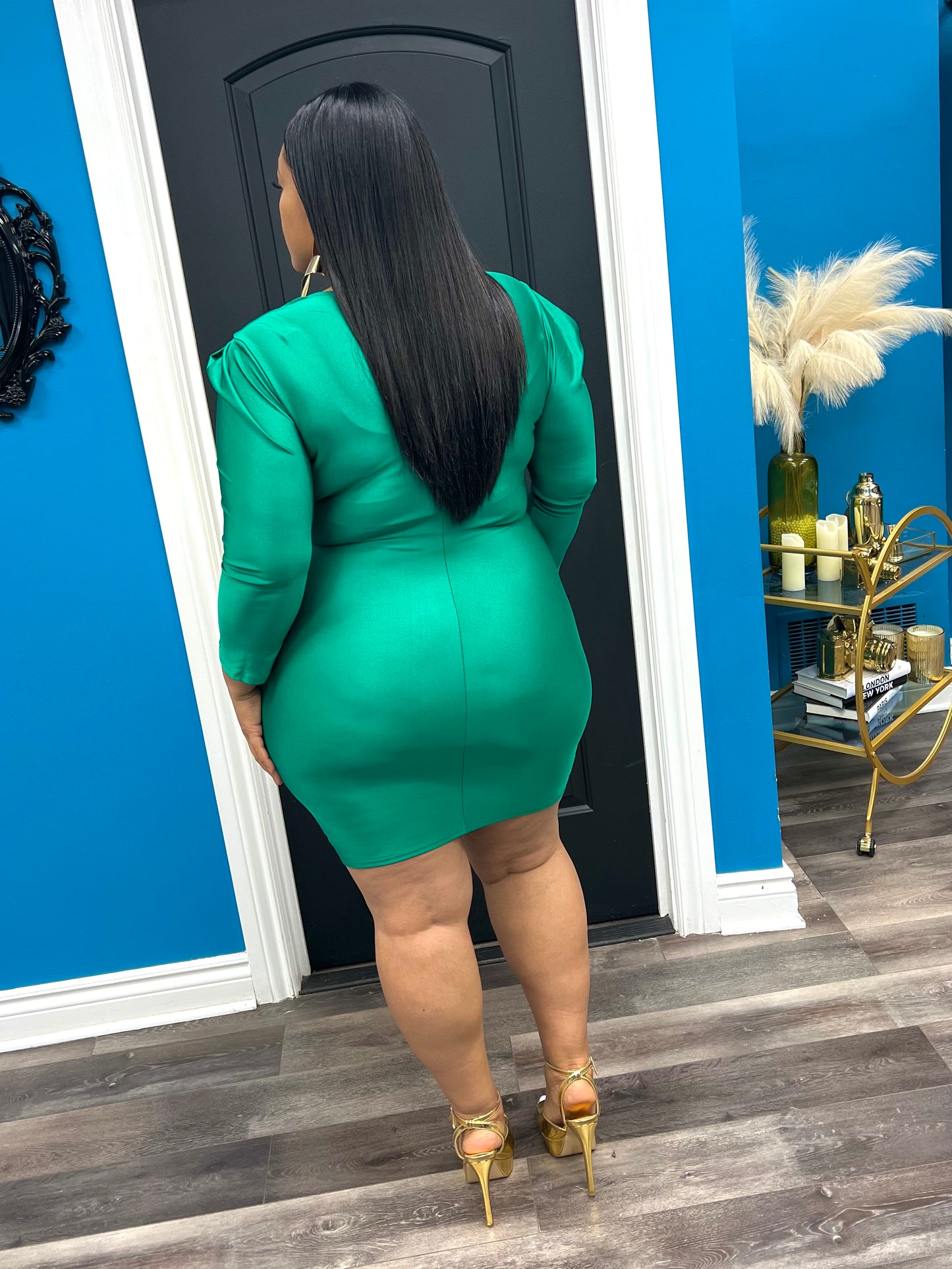 Green Janae Dress
