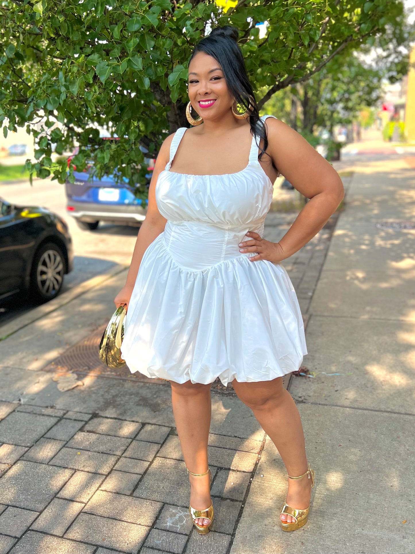 White Kimbella Dress
