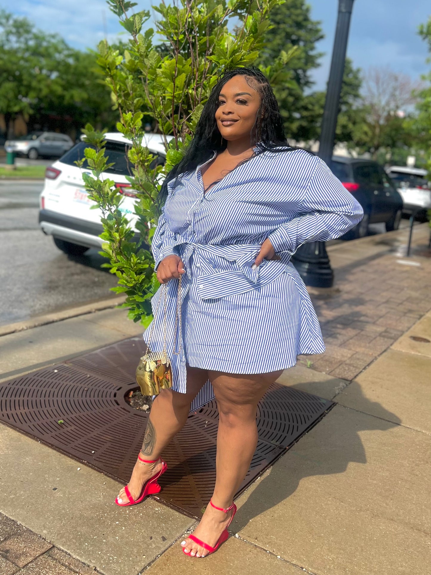 Sailor Shirt Dress