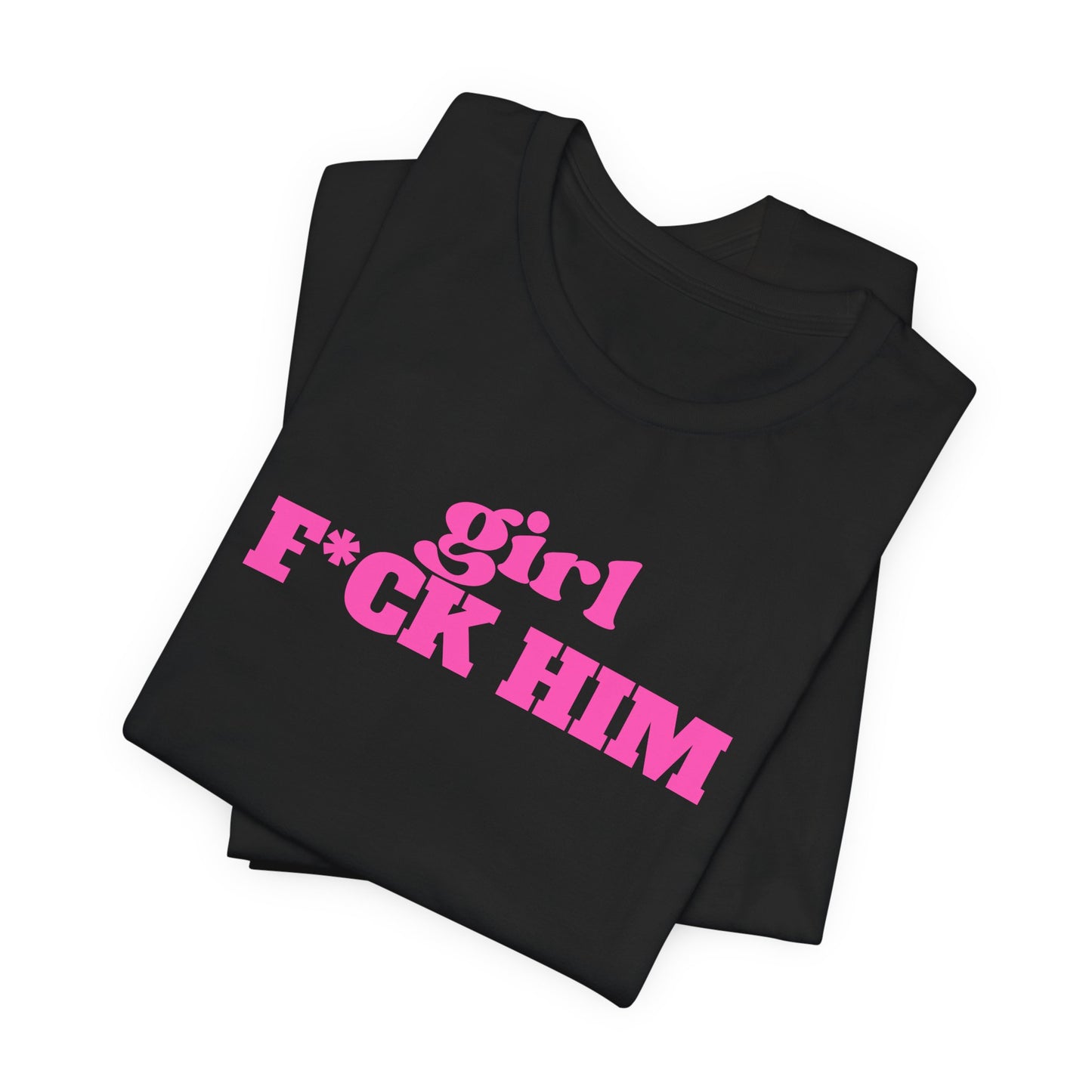 Black/Pink F*CK Him Tee
