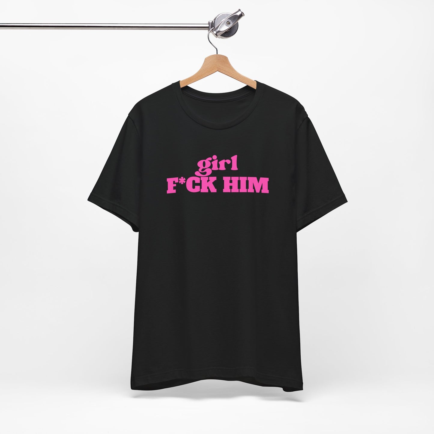 Black/Pink F*CK Him Tee