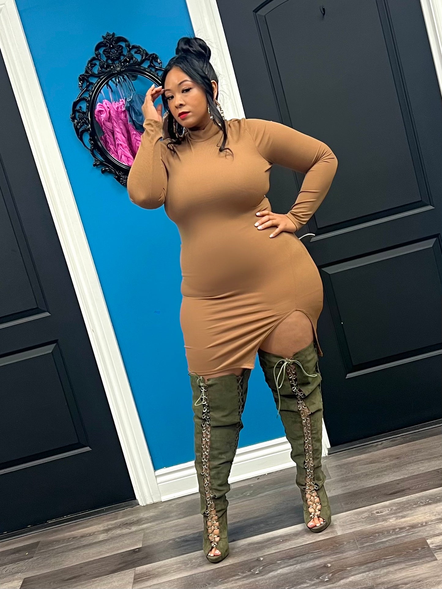Mocha Steph Dress