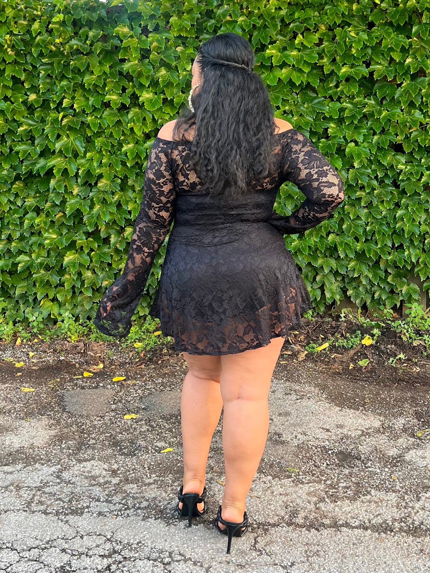 Black Fairy Mini Dress