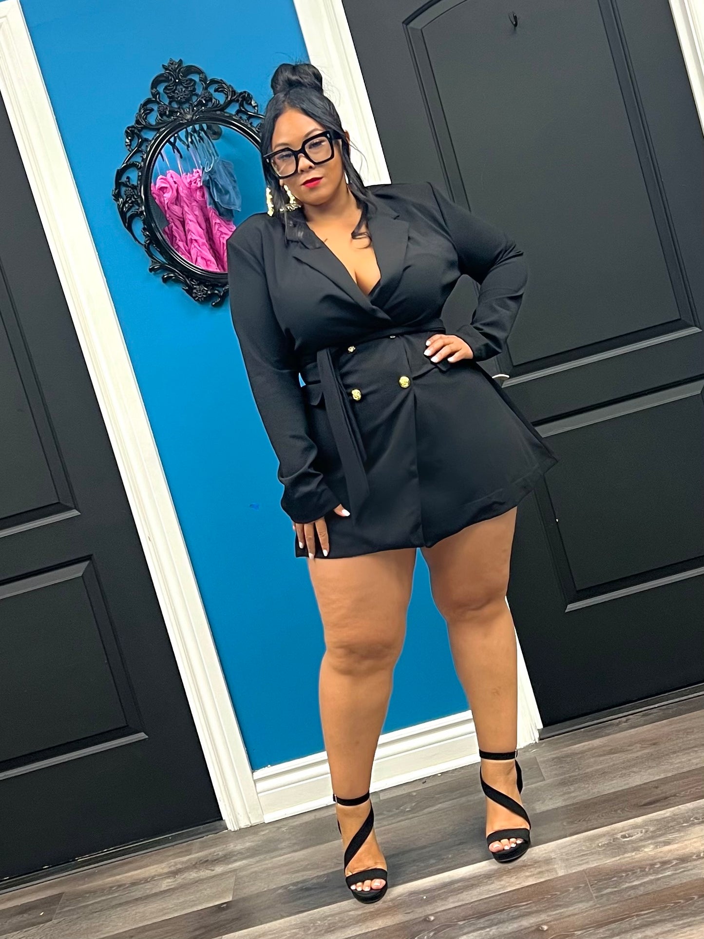 Black Werk Blazer Dress
