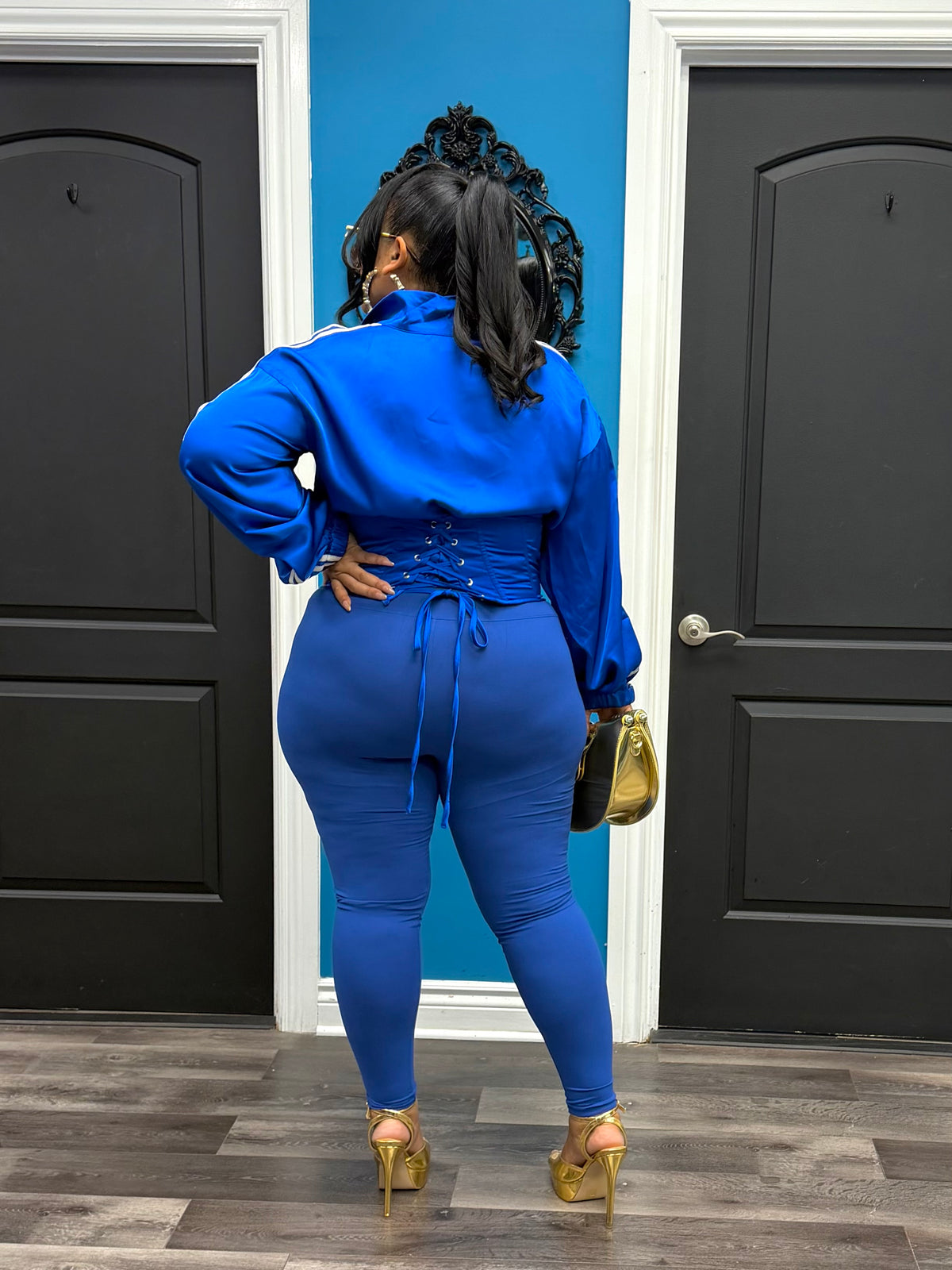 Blue Dope Girl Corset Jacket