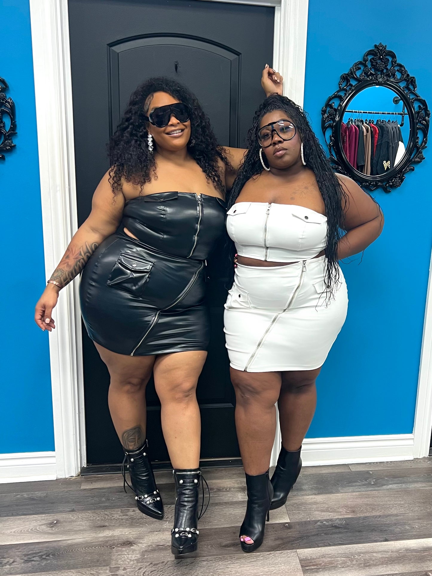 Black Billie Skirt Set