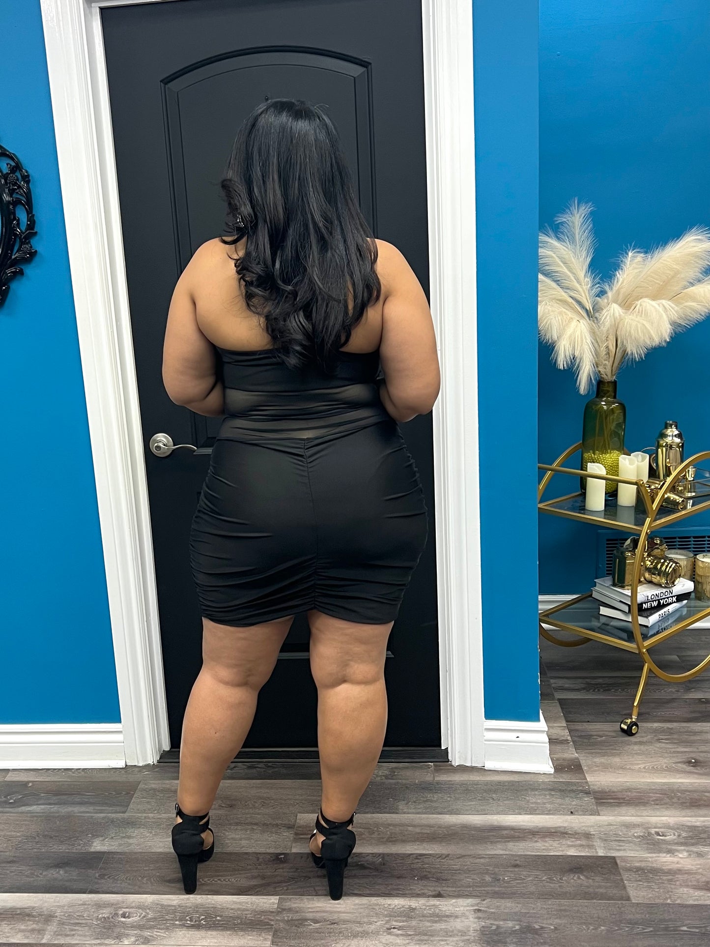 Black Valencia Dress