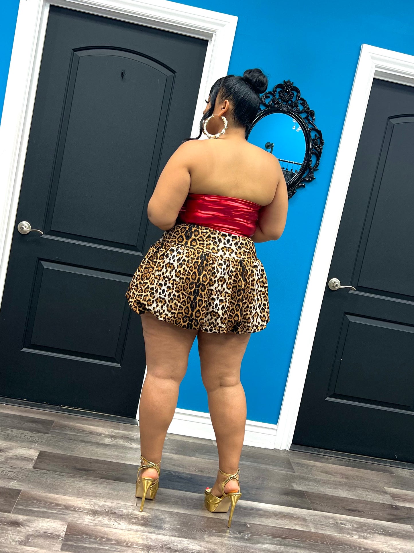 Chetara Bubble Skater Skirt