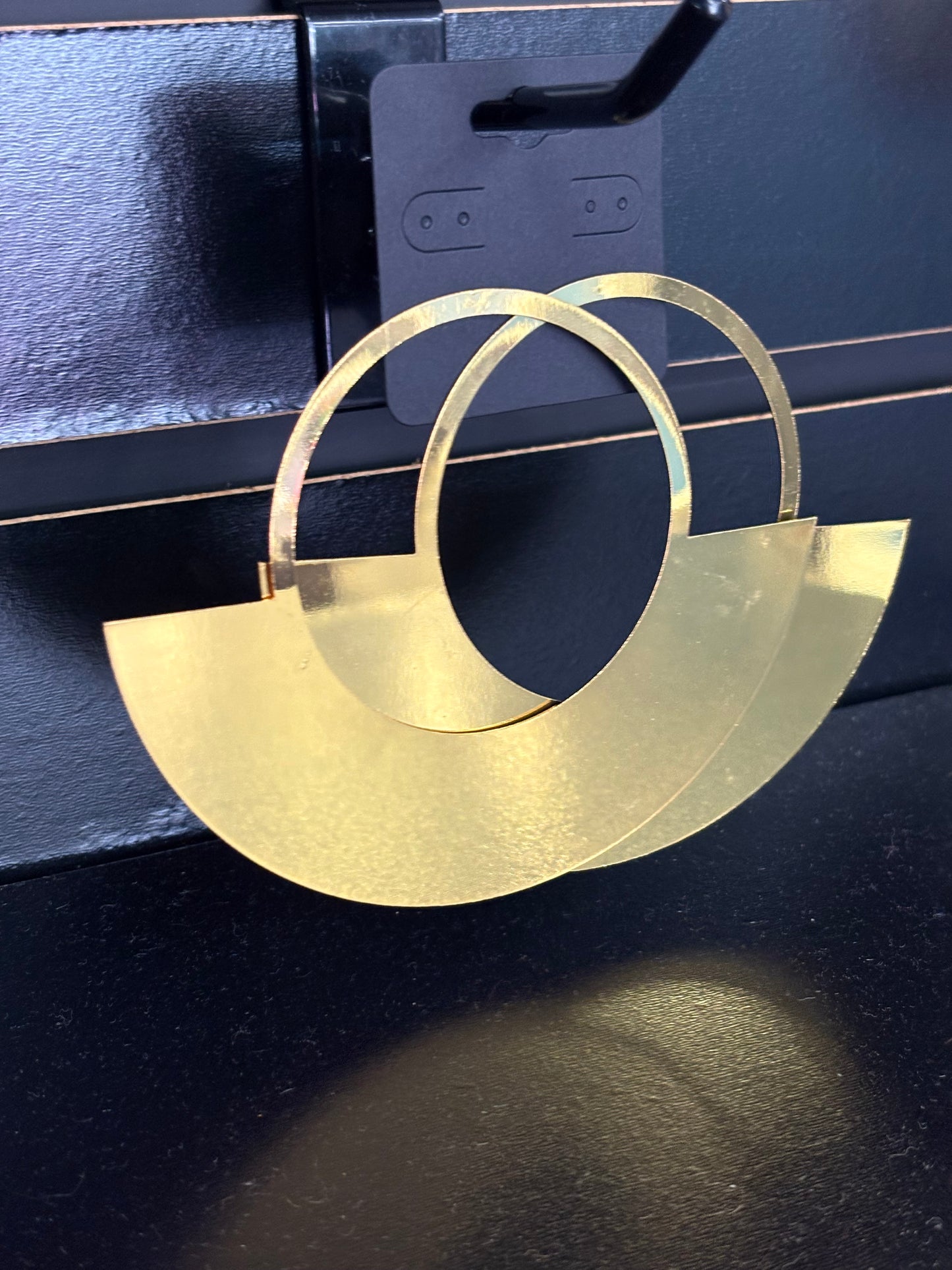 Gold Mavi Hoops