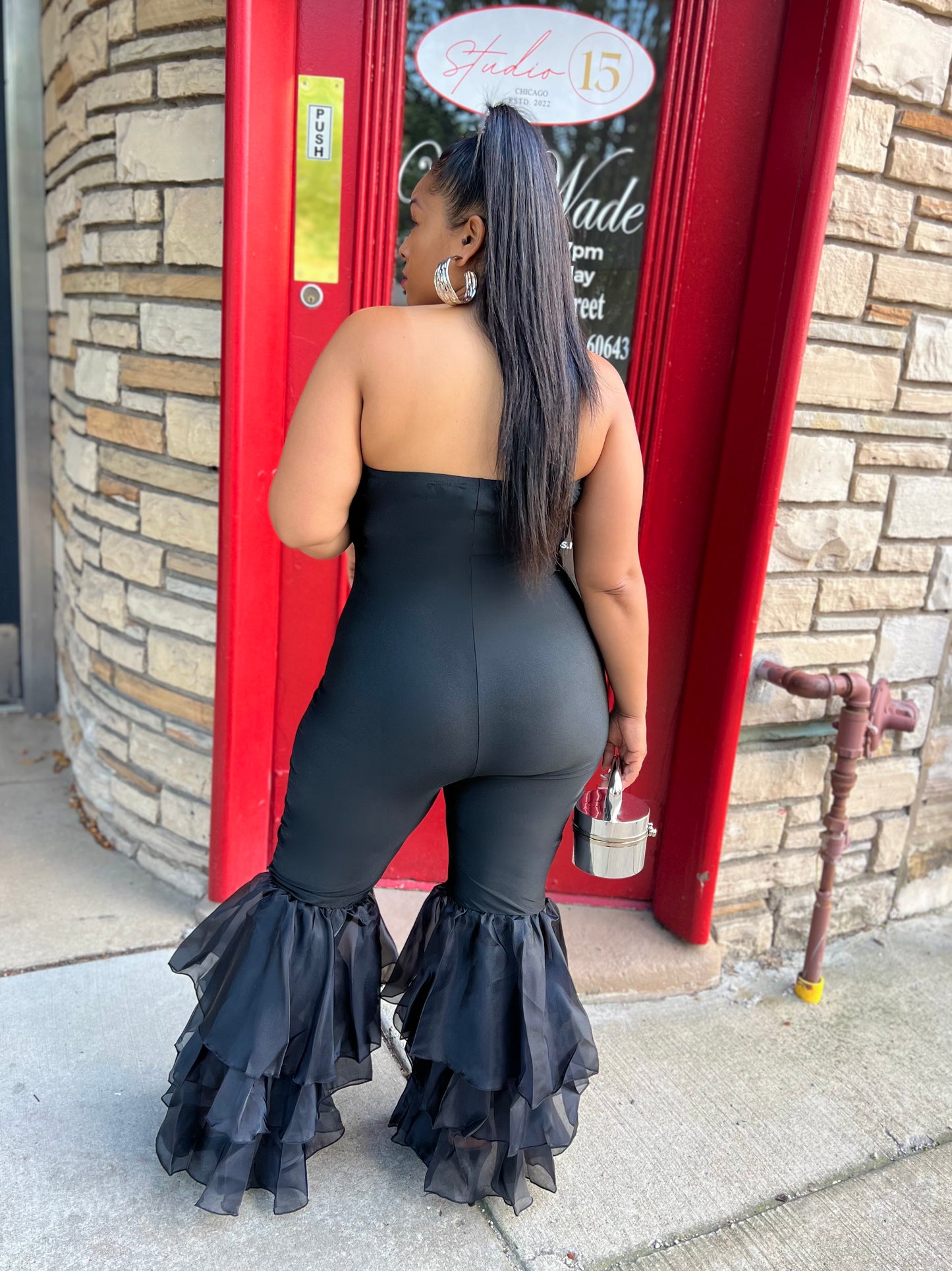 Black Nicolette Jumpsuit