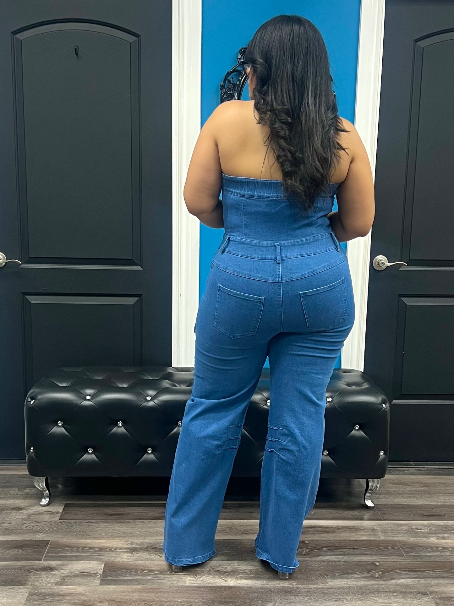 Dark Denim Zamia Jumpsuit