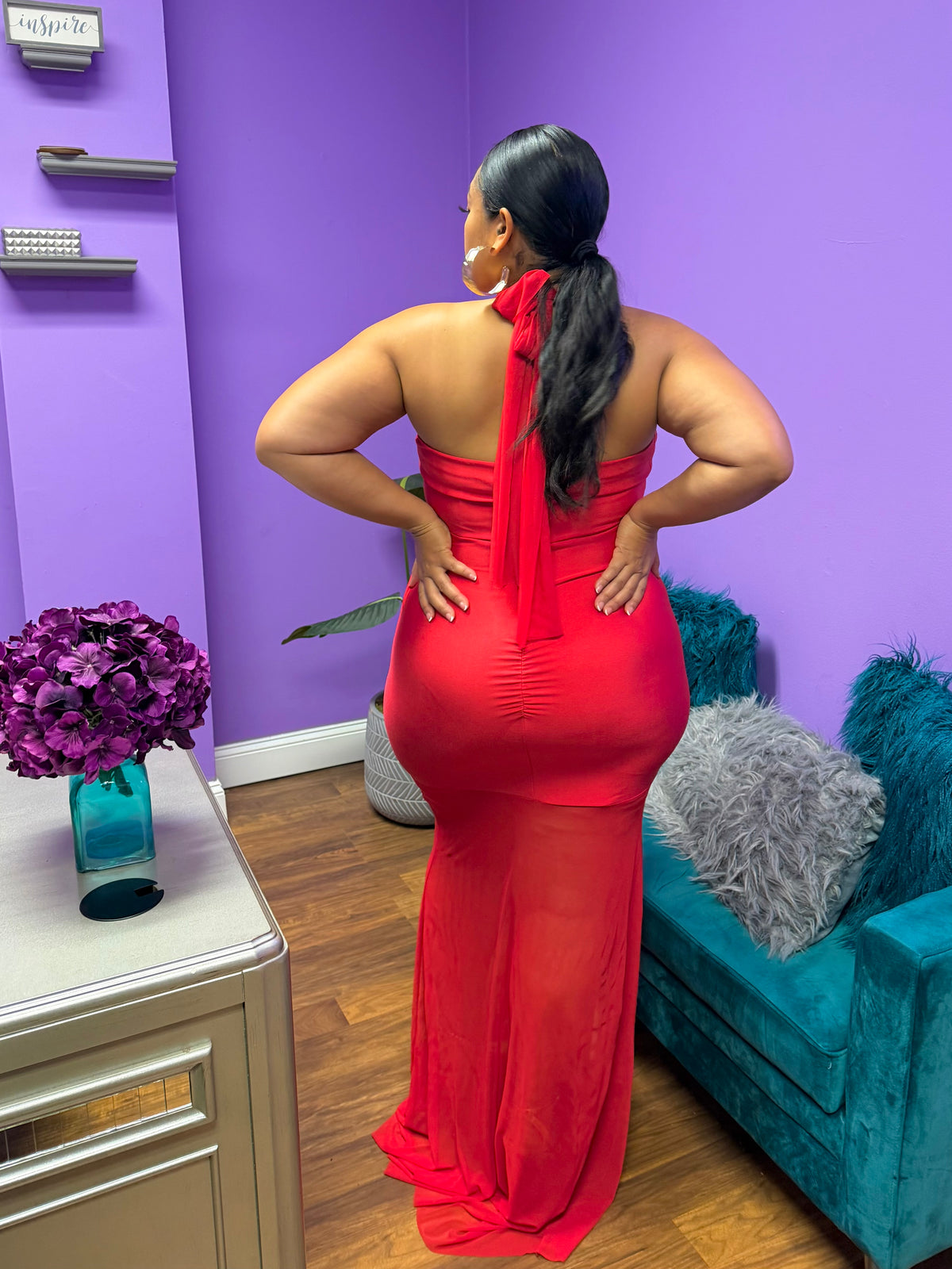 Red Rita Dress