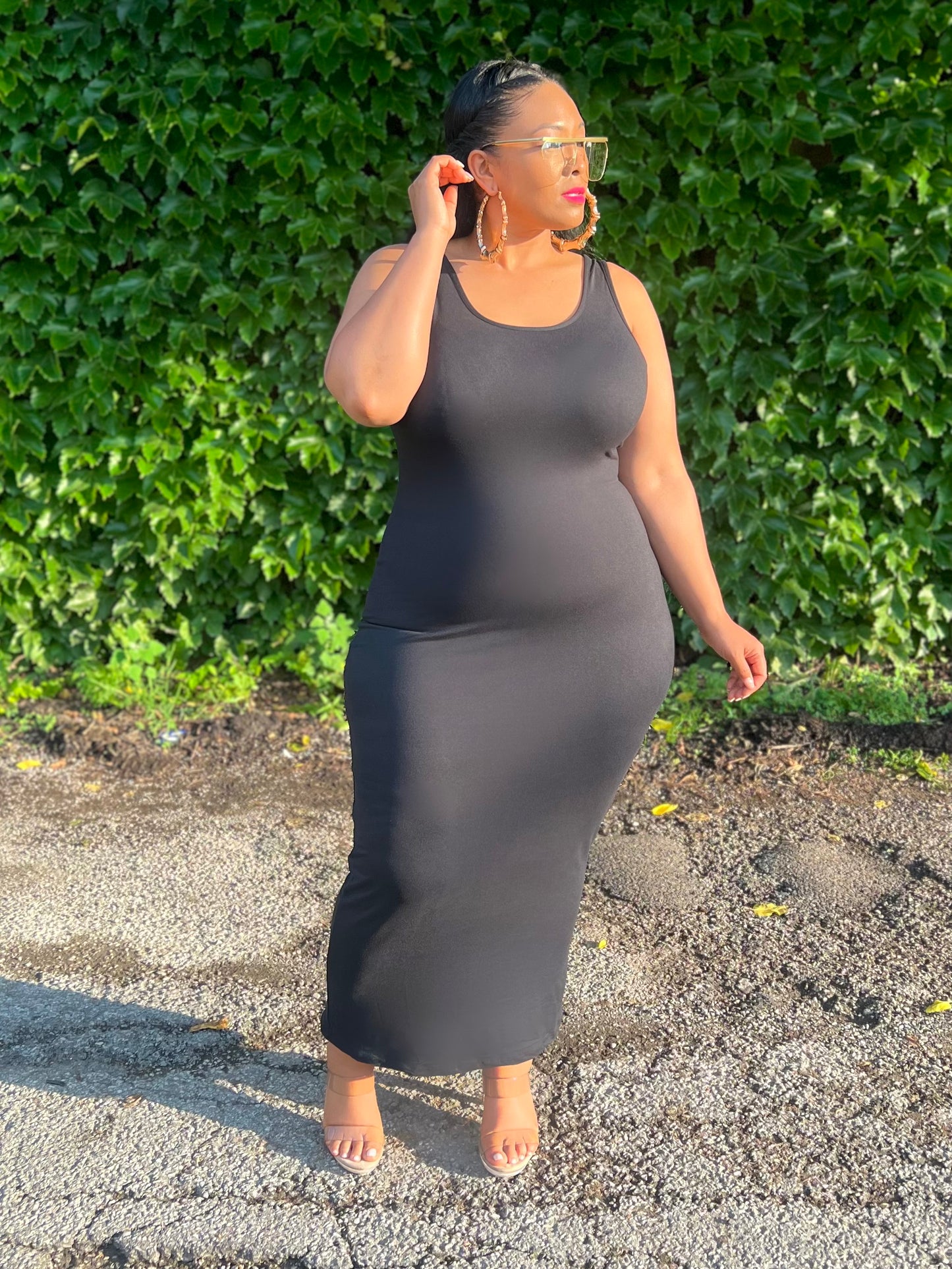 Black Basics Maxi Dress