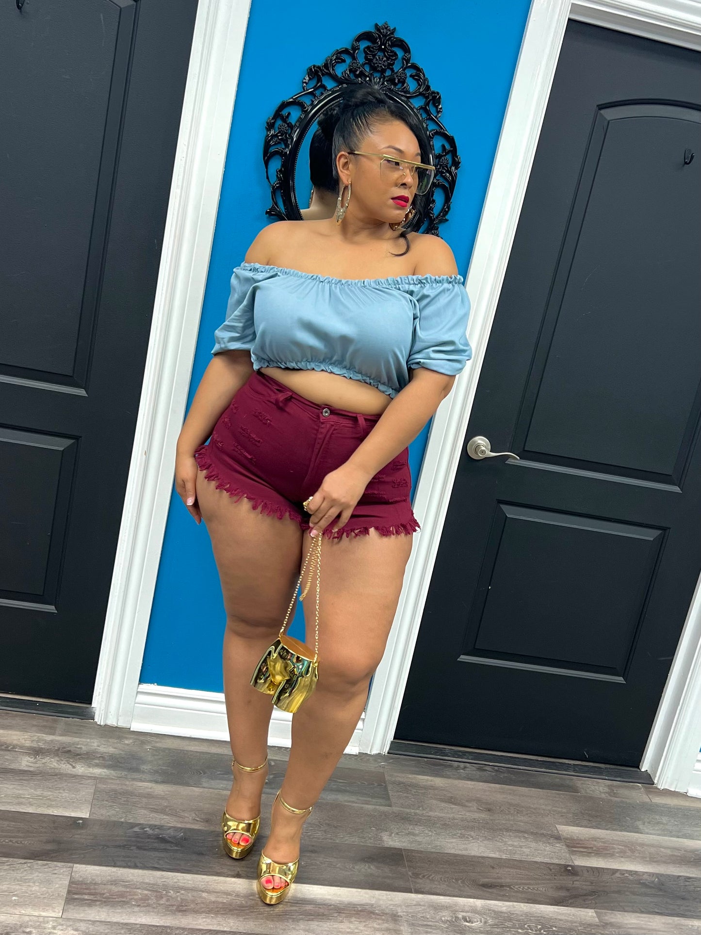 Sky Blue Maiden Top