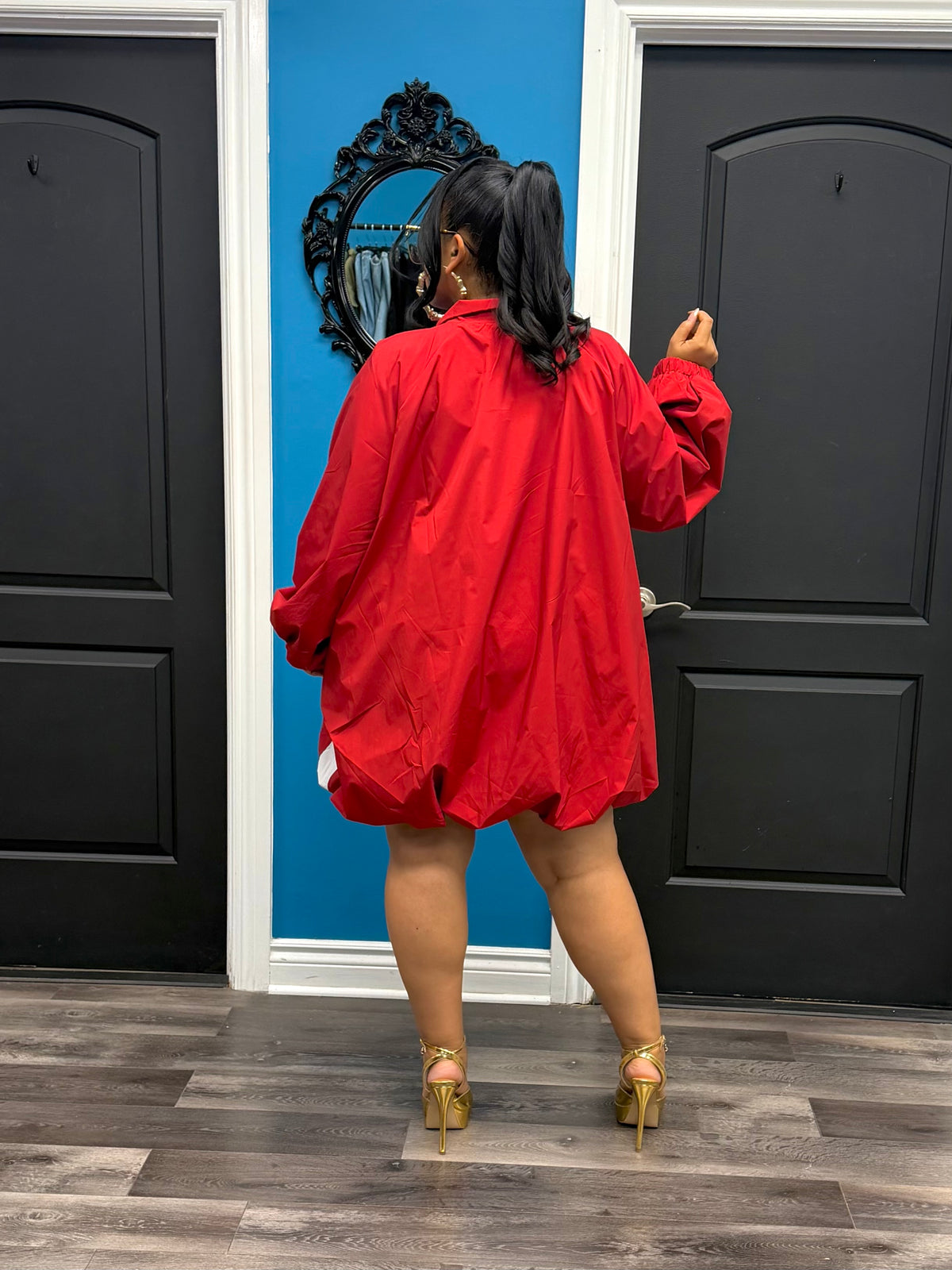 Red Shaunie Dress