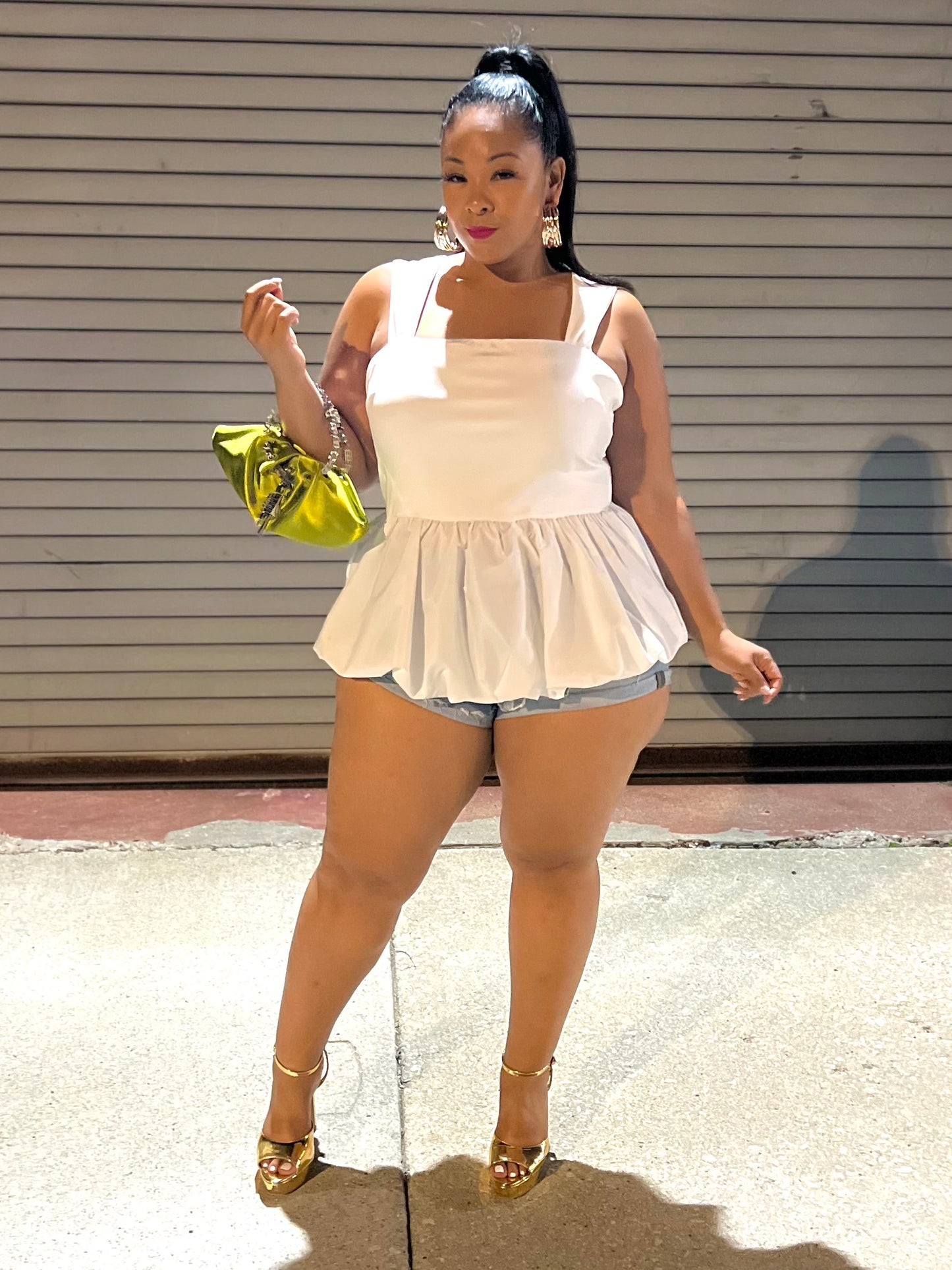 White Maddie Top
