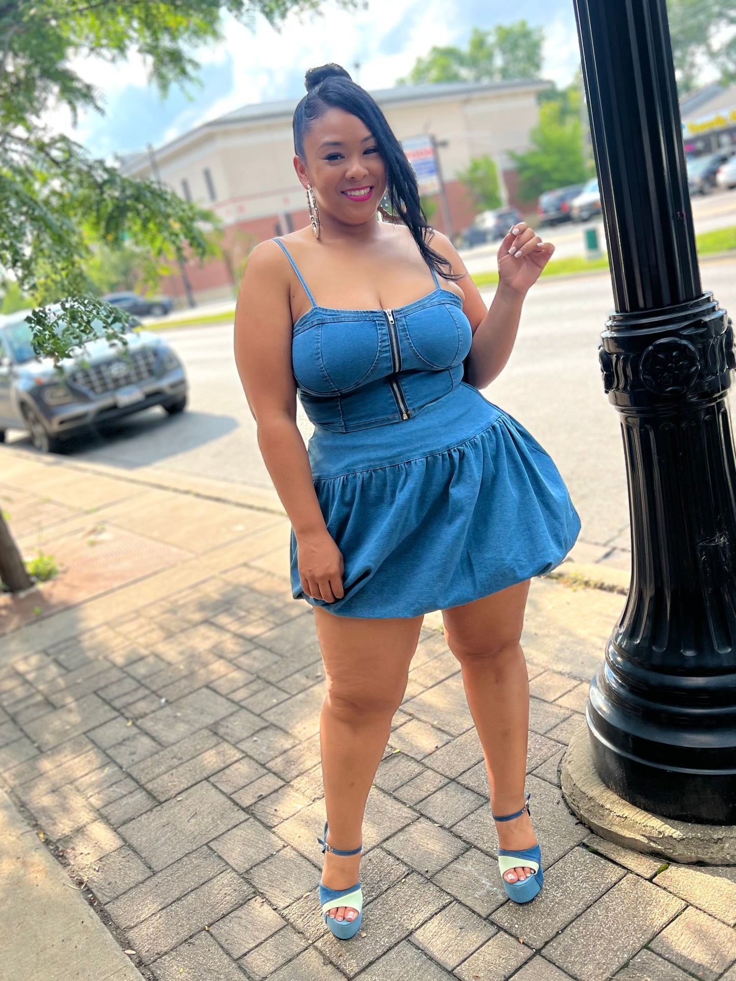 Talia Skater Skirt Set