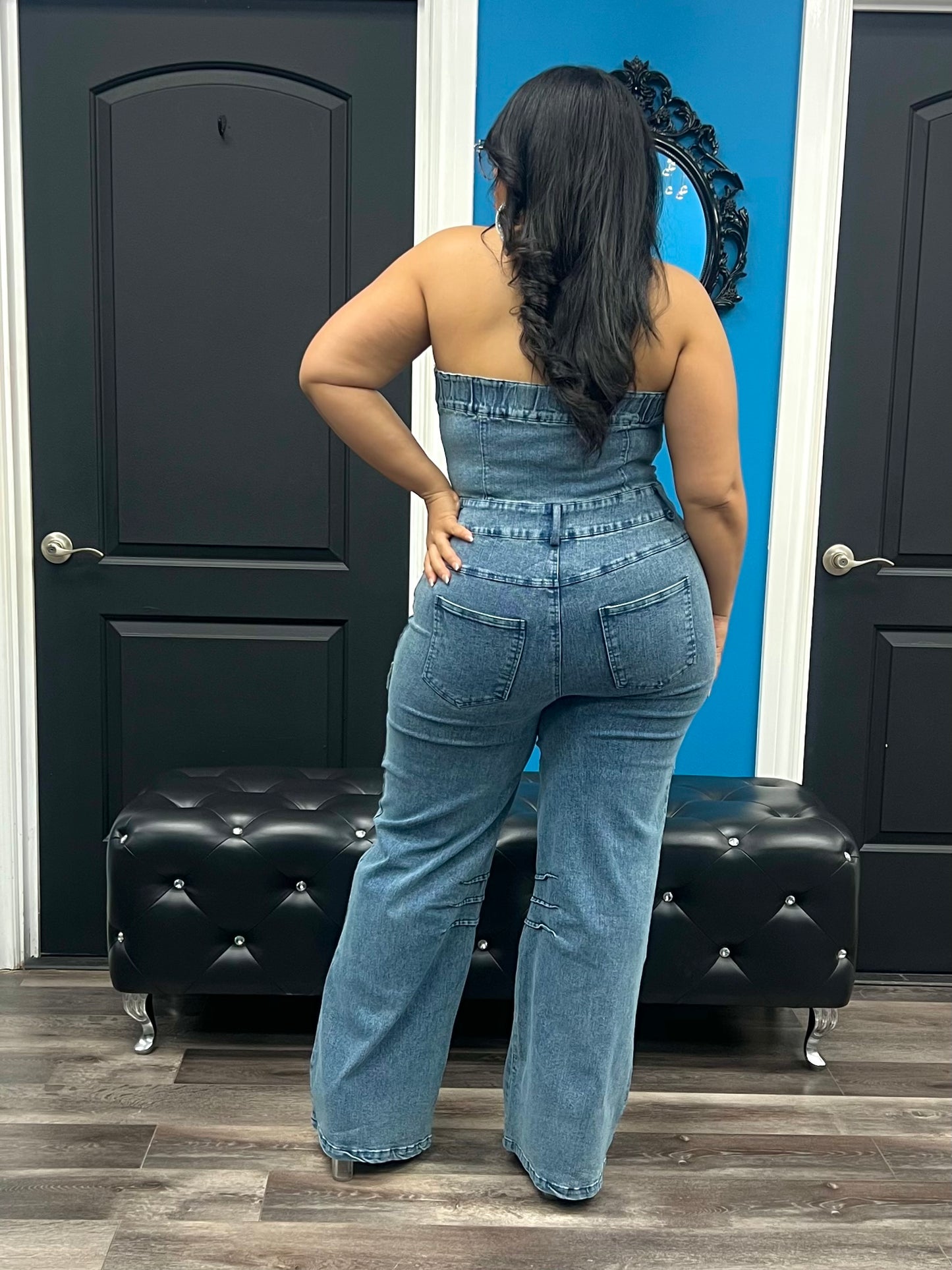 Light Denim Zamia Jumpsuit