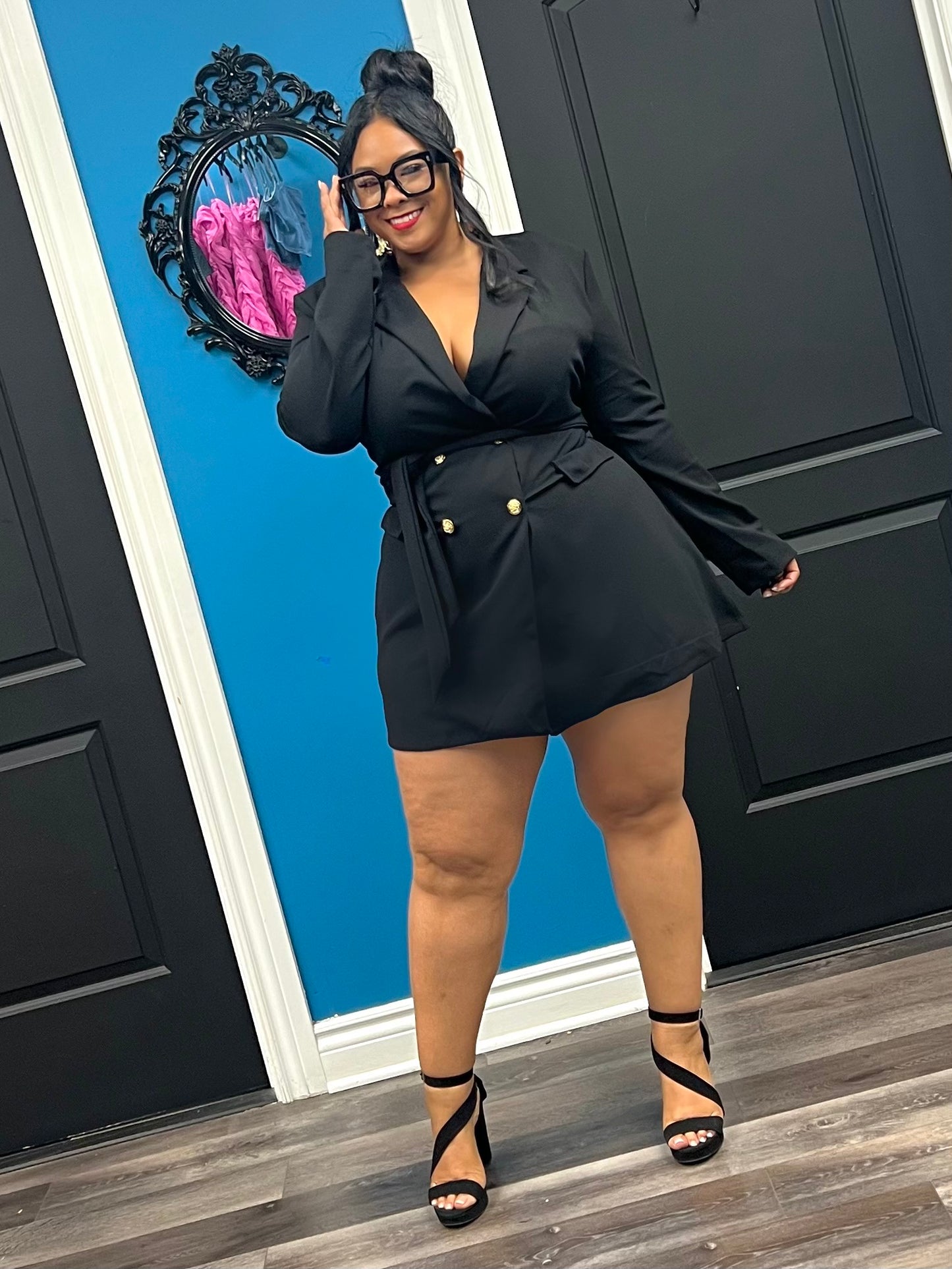 Black Werk Blazer Dress
