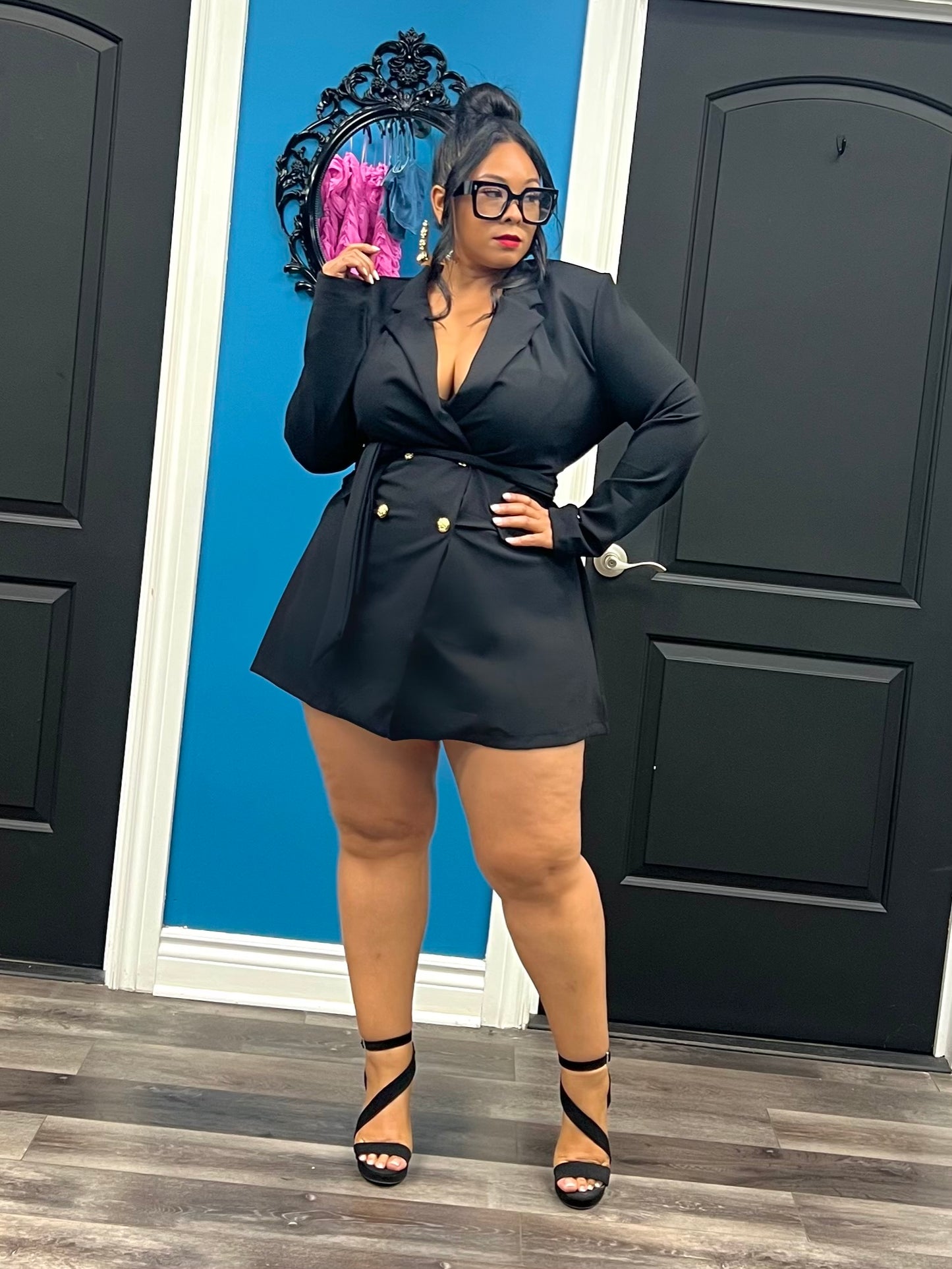 Black Werk Blazer Dress