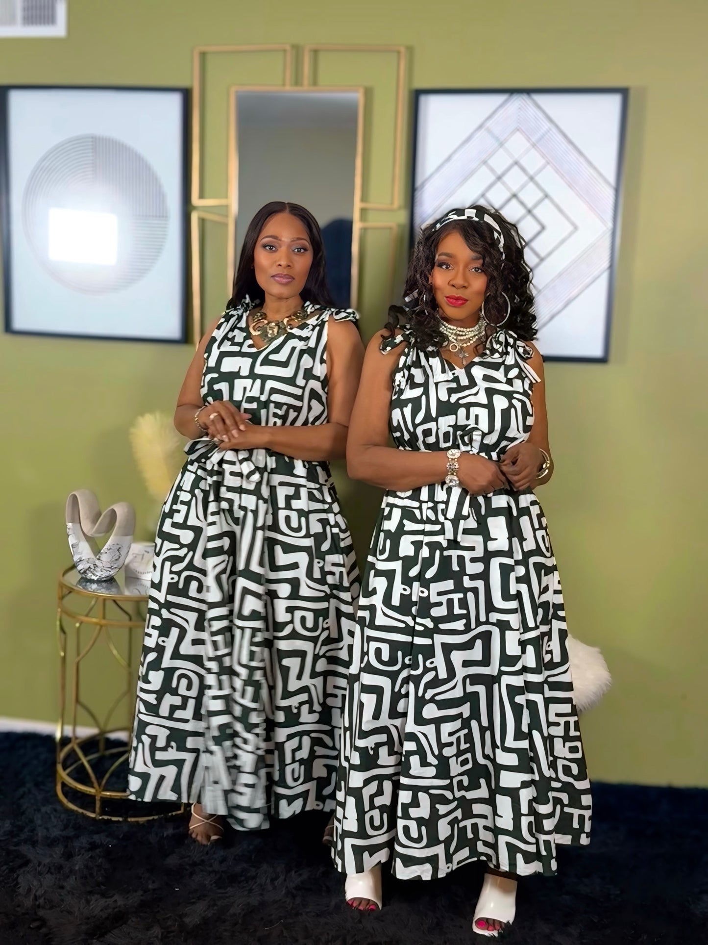 Dark Green Enigma Dress