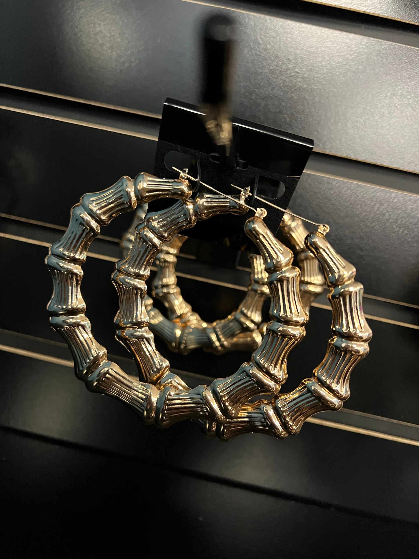 Gold Door Knockers Earrings