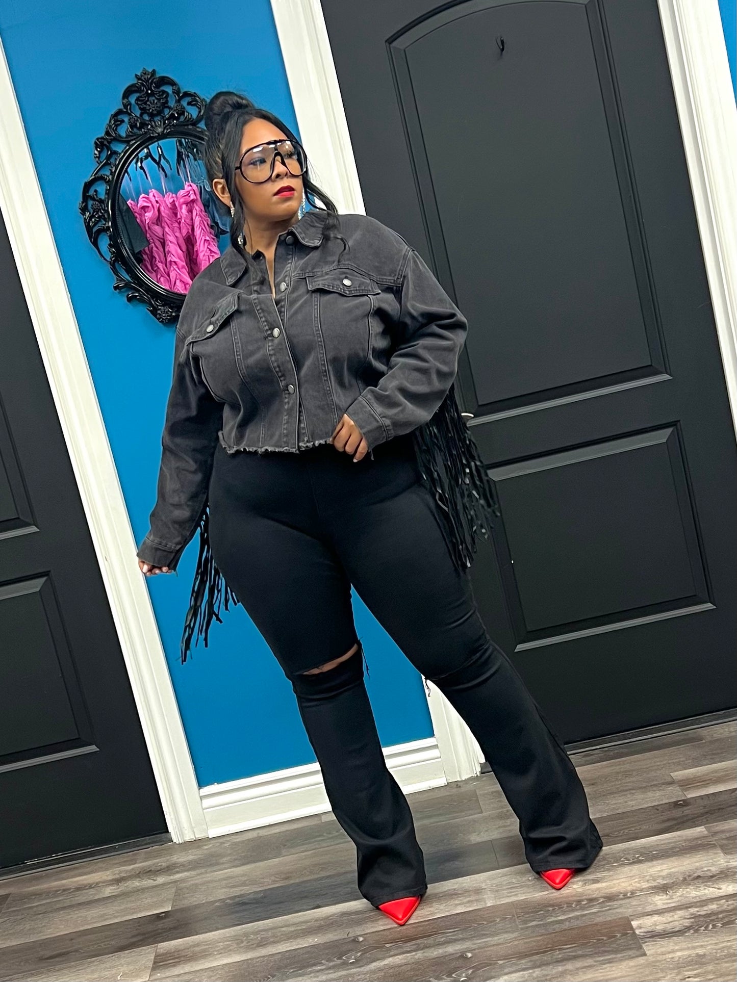 Black Bucky Jeans