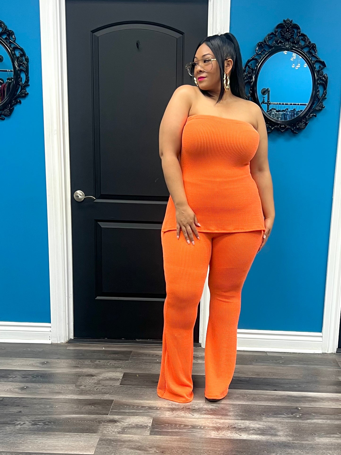 Orange Kori Pant Set