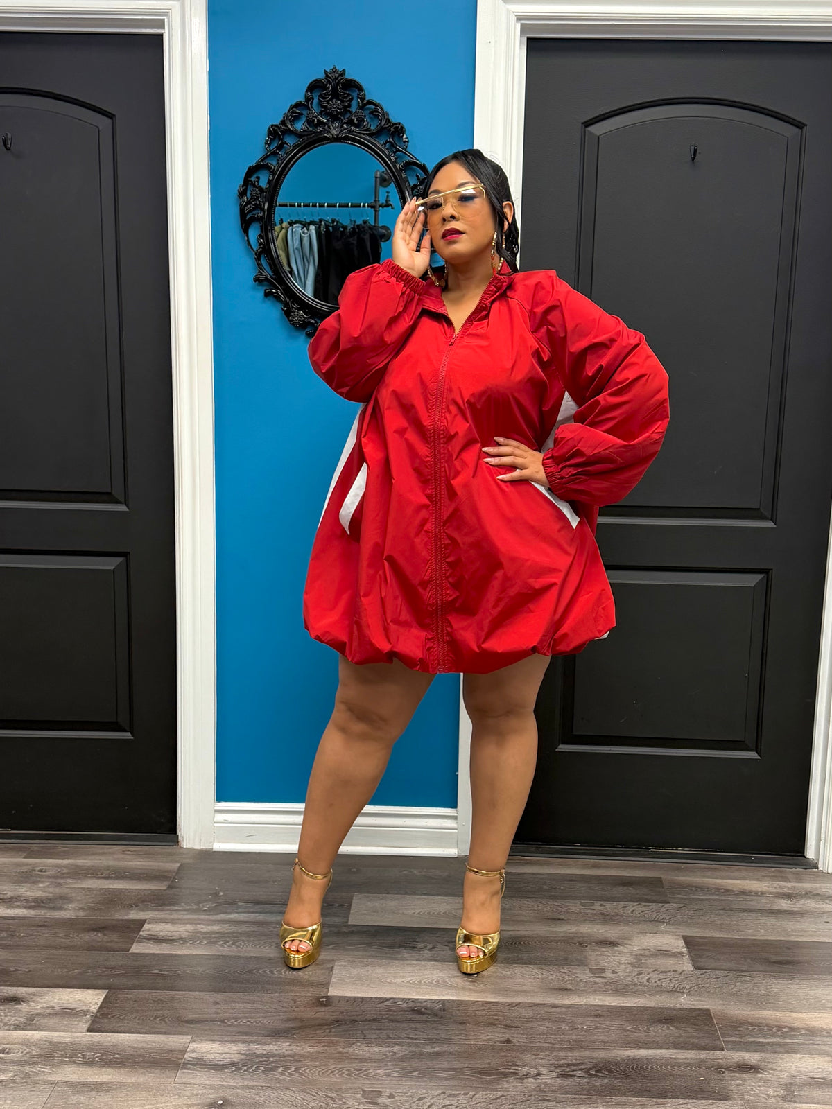 Red Shaunie Dress