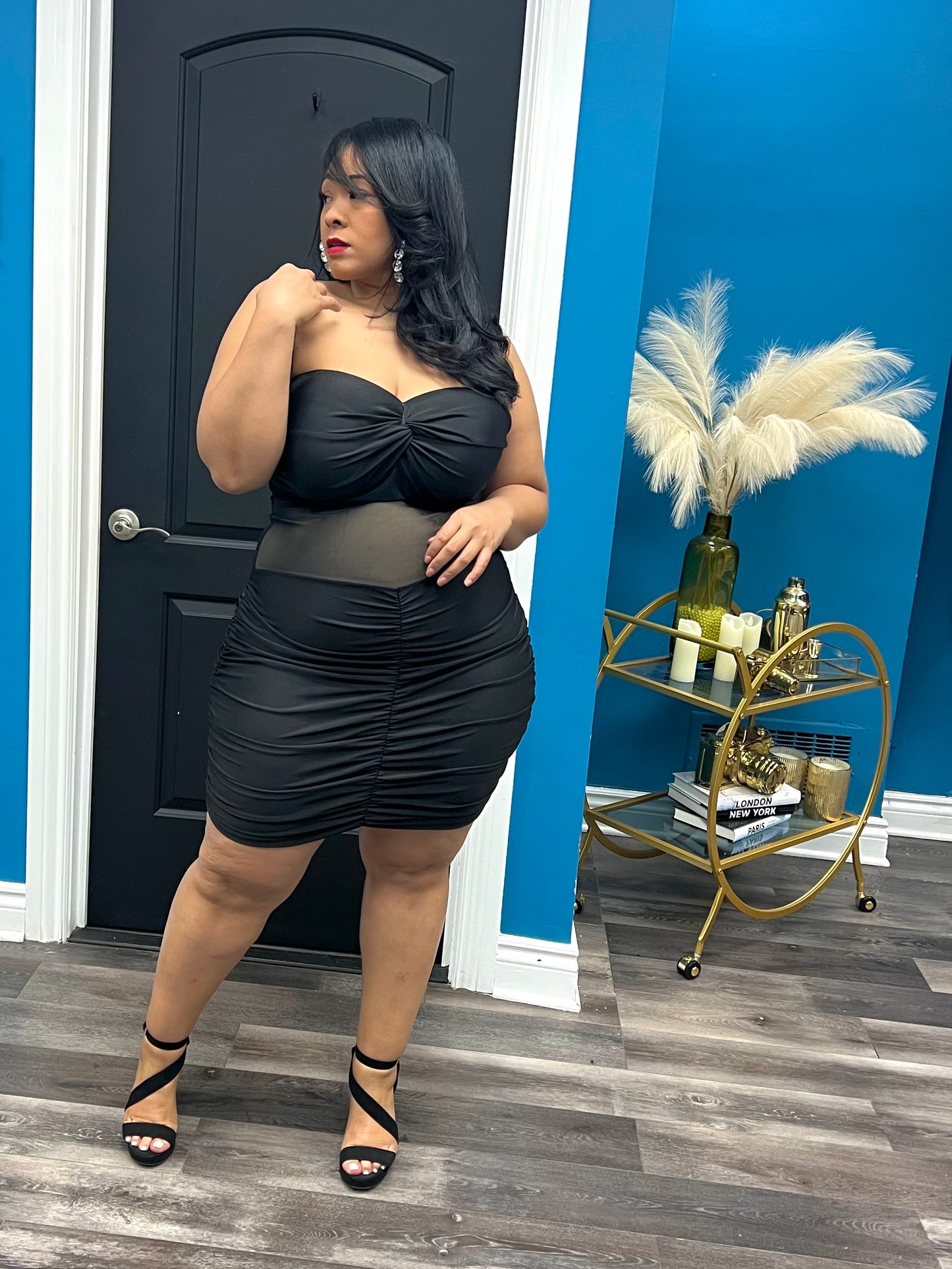 Black Valencia Dress
