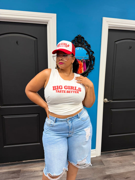 Red Big Girls Taste Better Tank