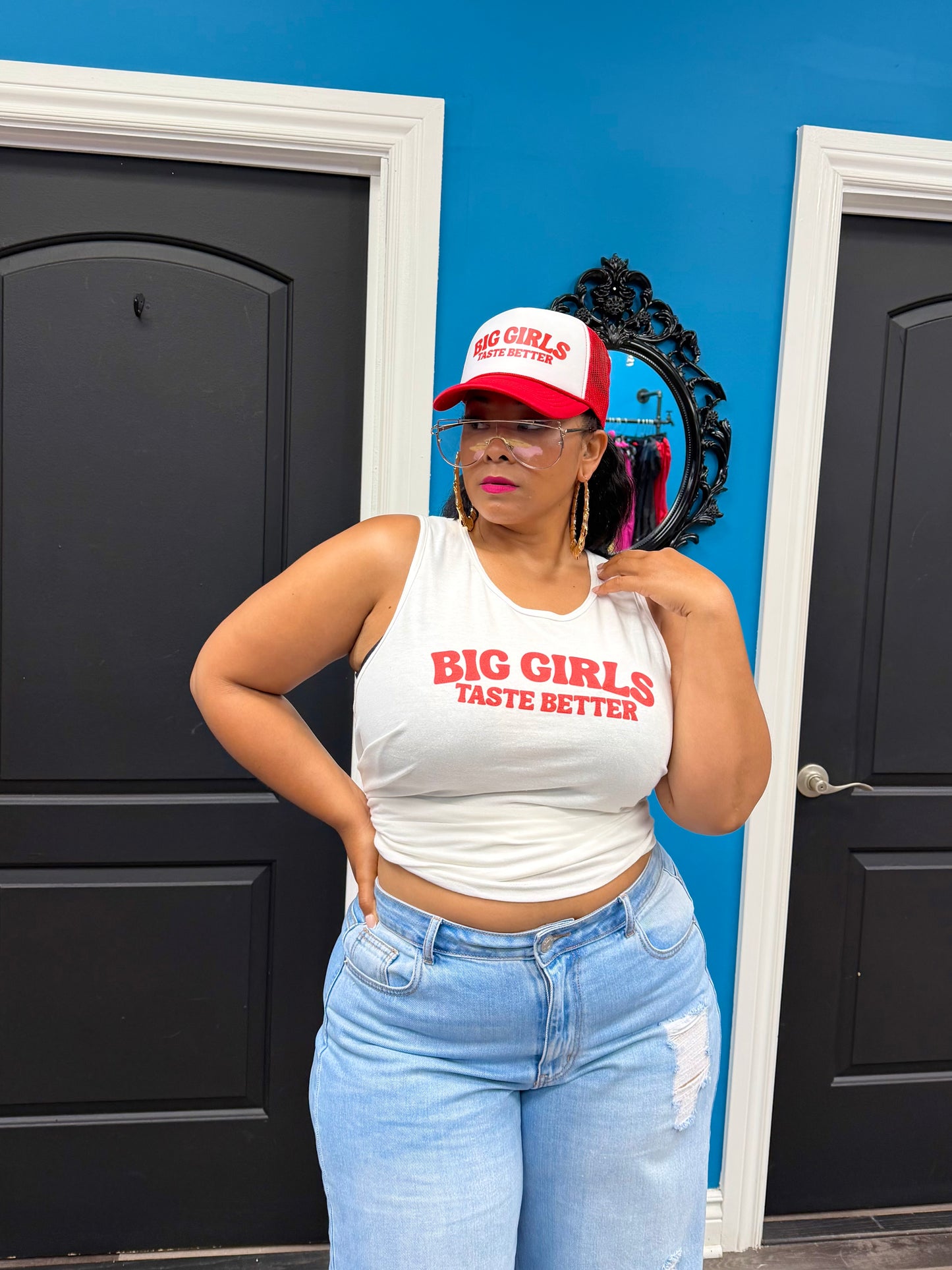 Red Big Girls Taste Better Tank