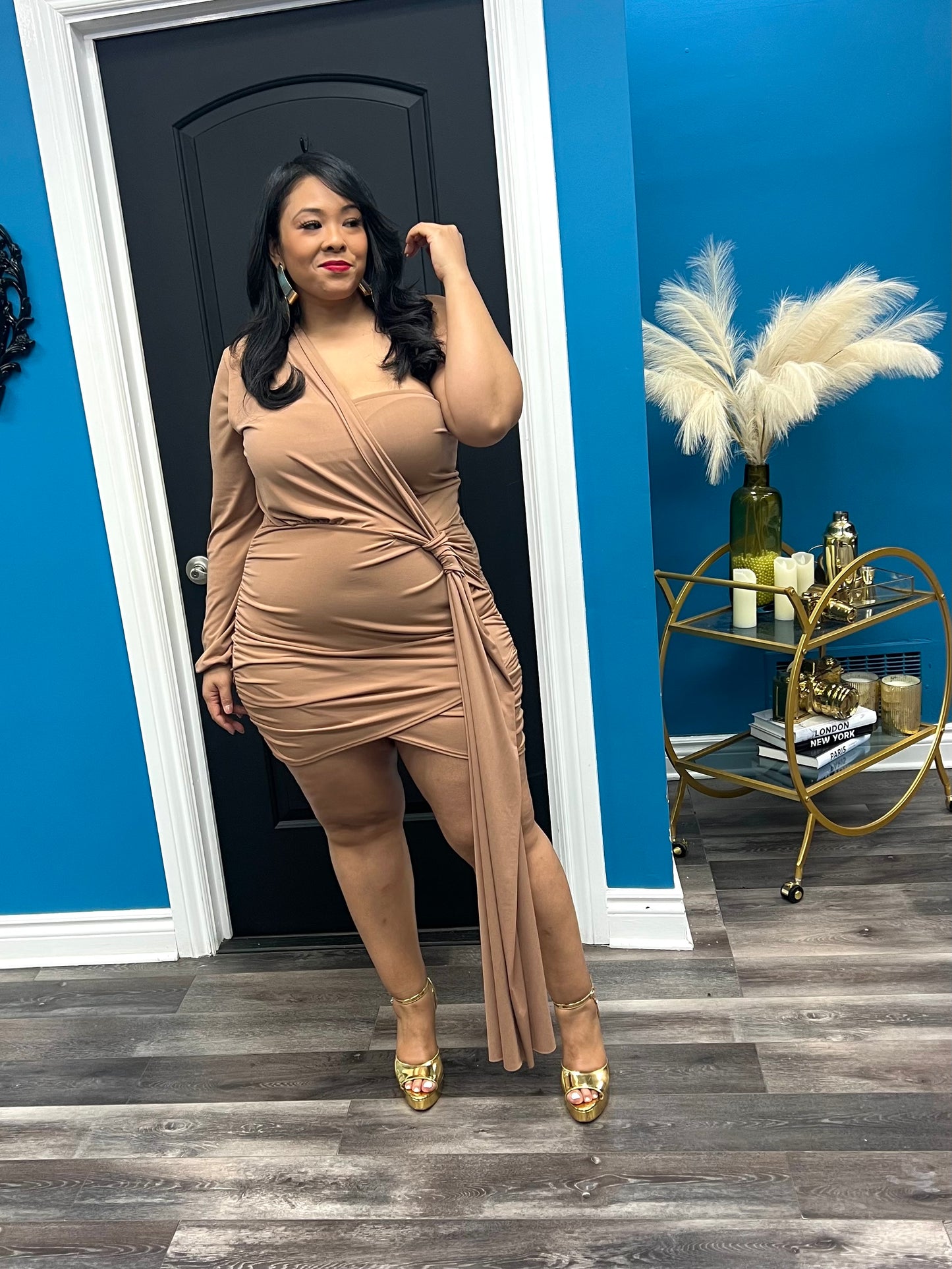 Mocha Dominika Dress