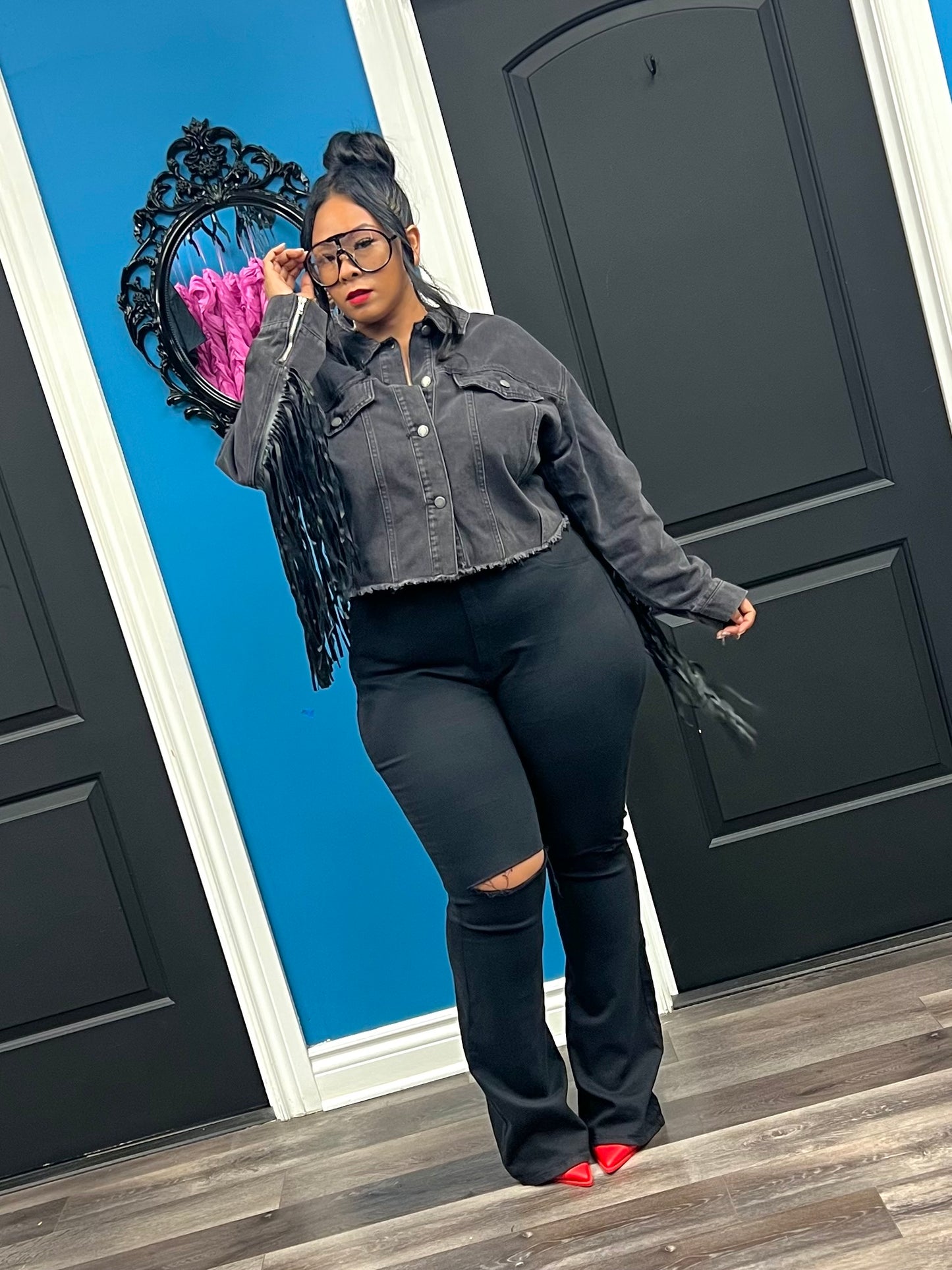 Black Bucky Jeans