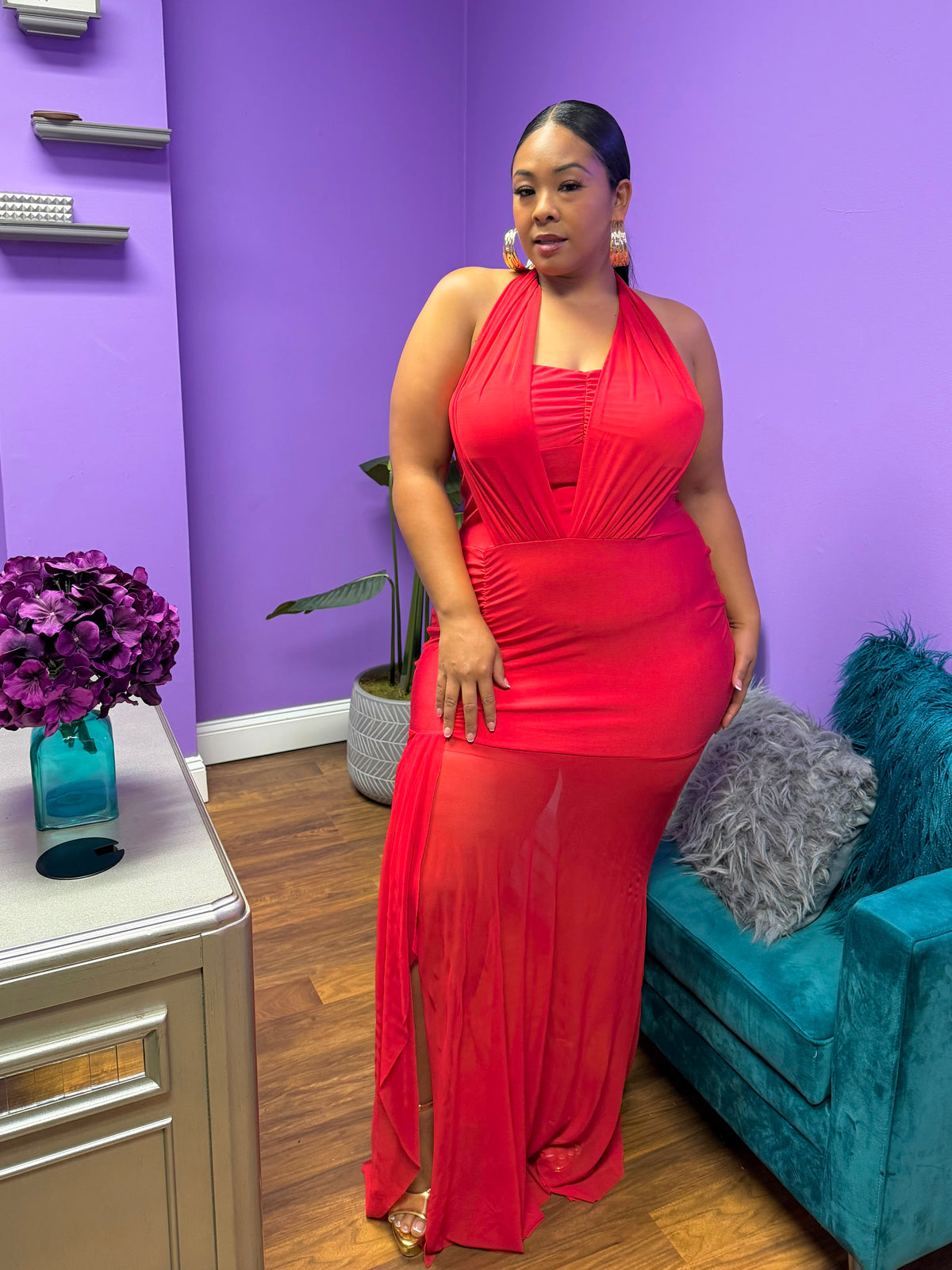 Red Rita Dress
